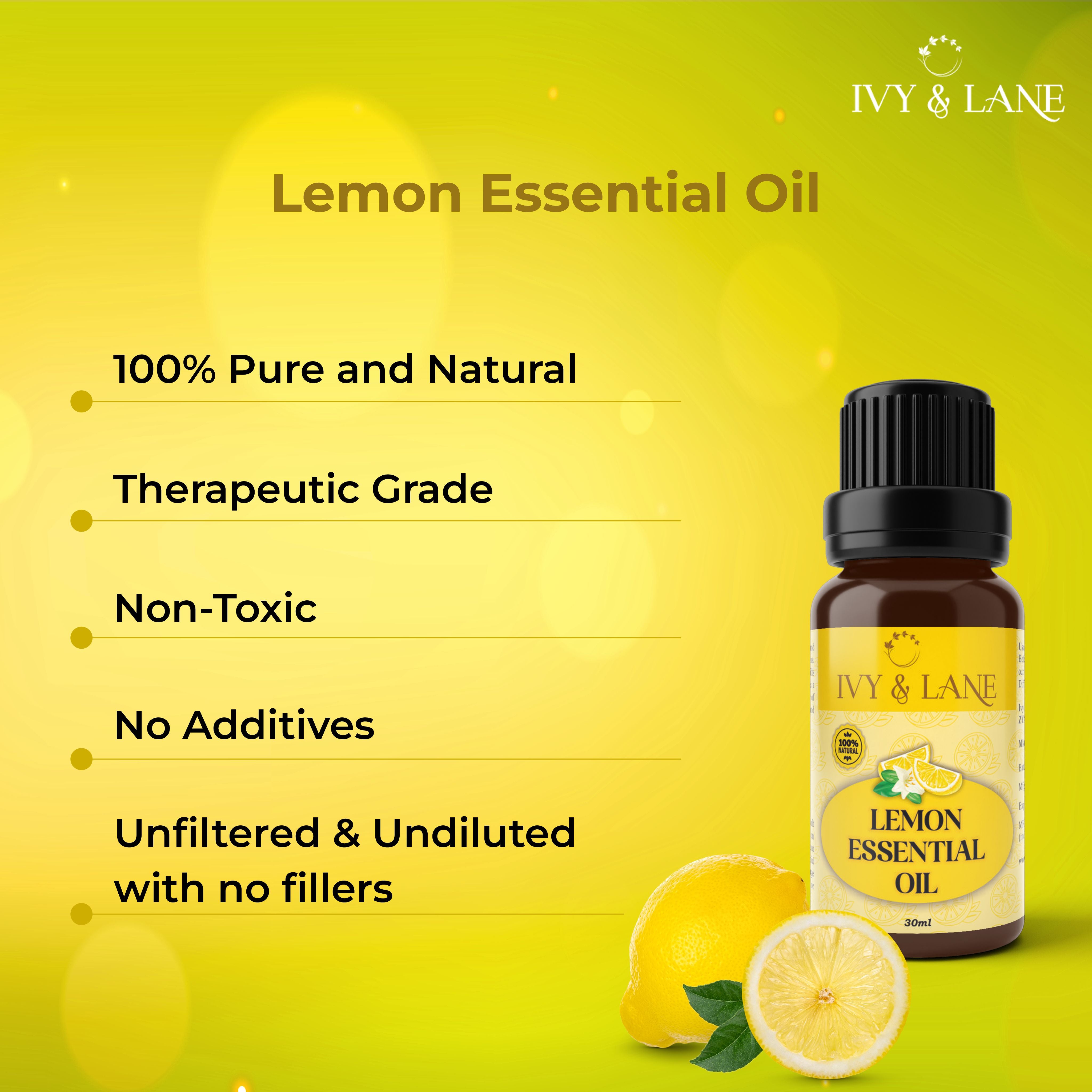 Ivy & Lane Lemon Essential Oil