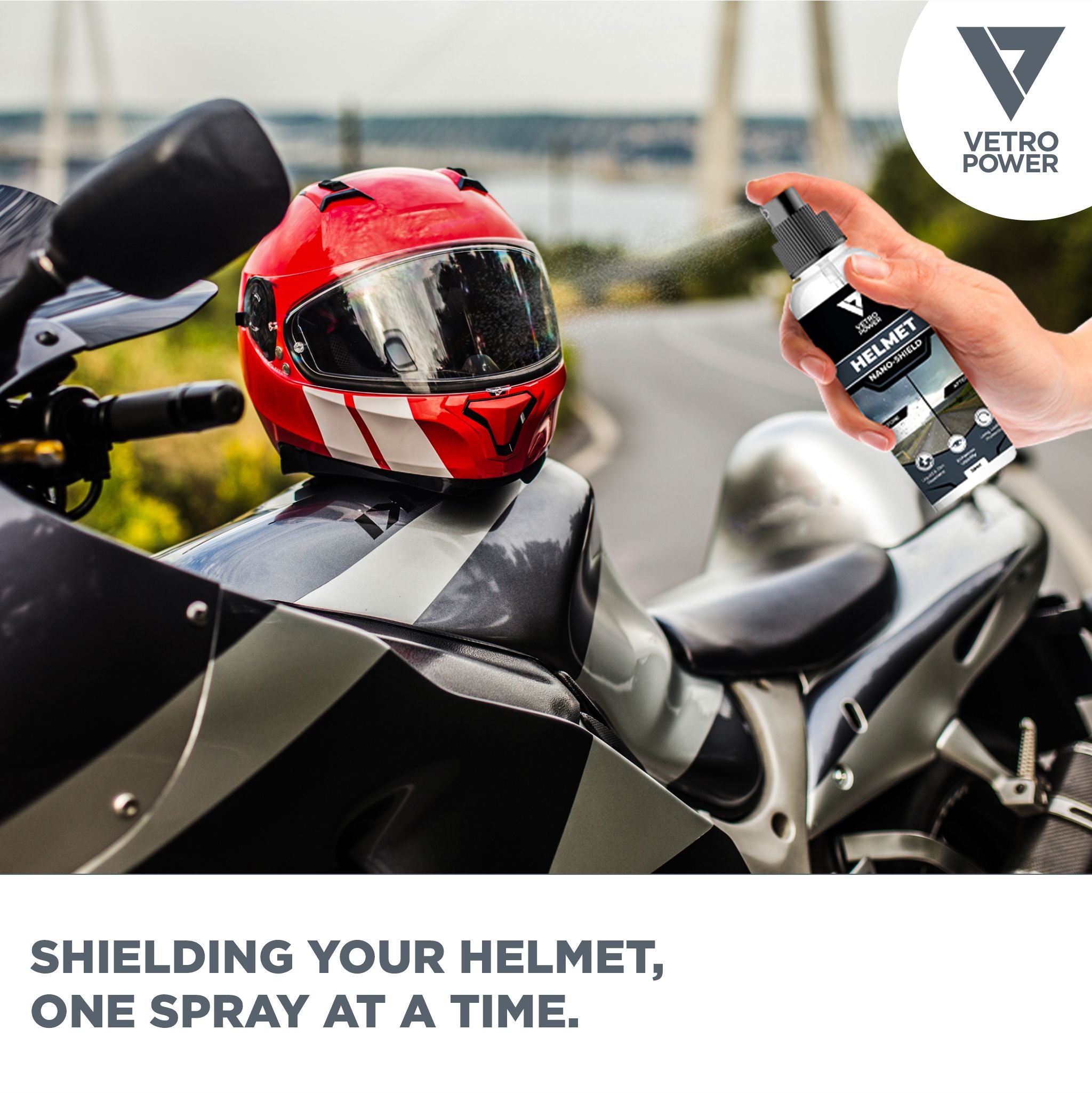 Vetro Power Helmet Nano-Shield