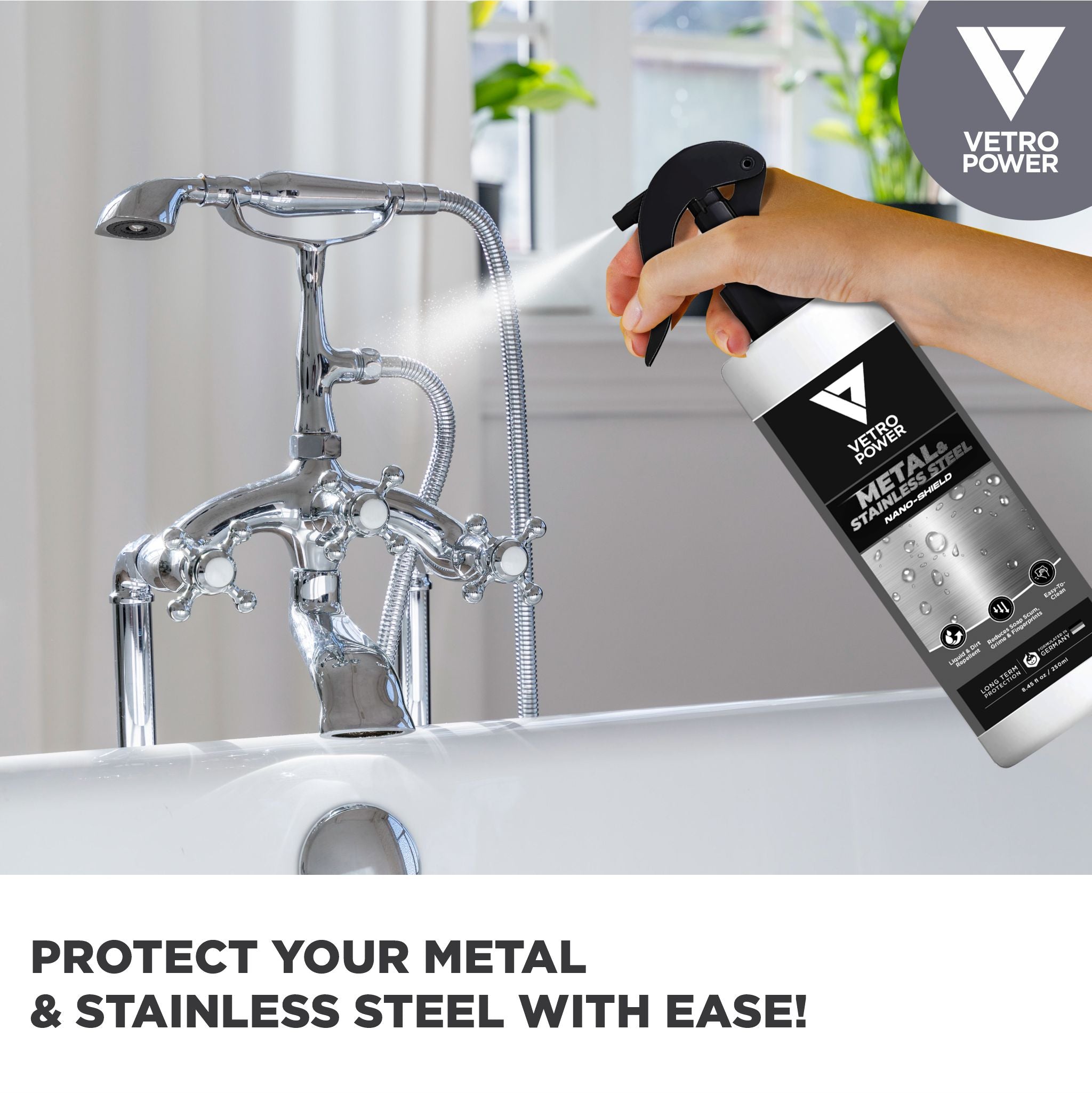 Vetro Power Metal & Stainless Steel Shield