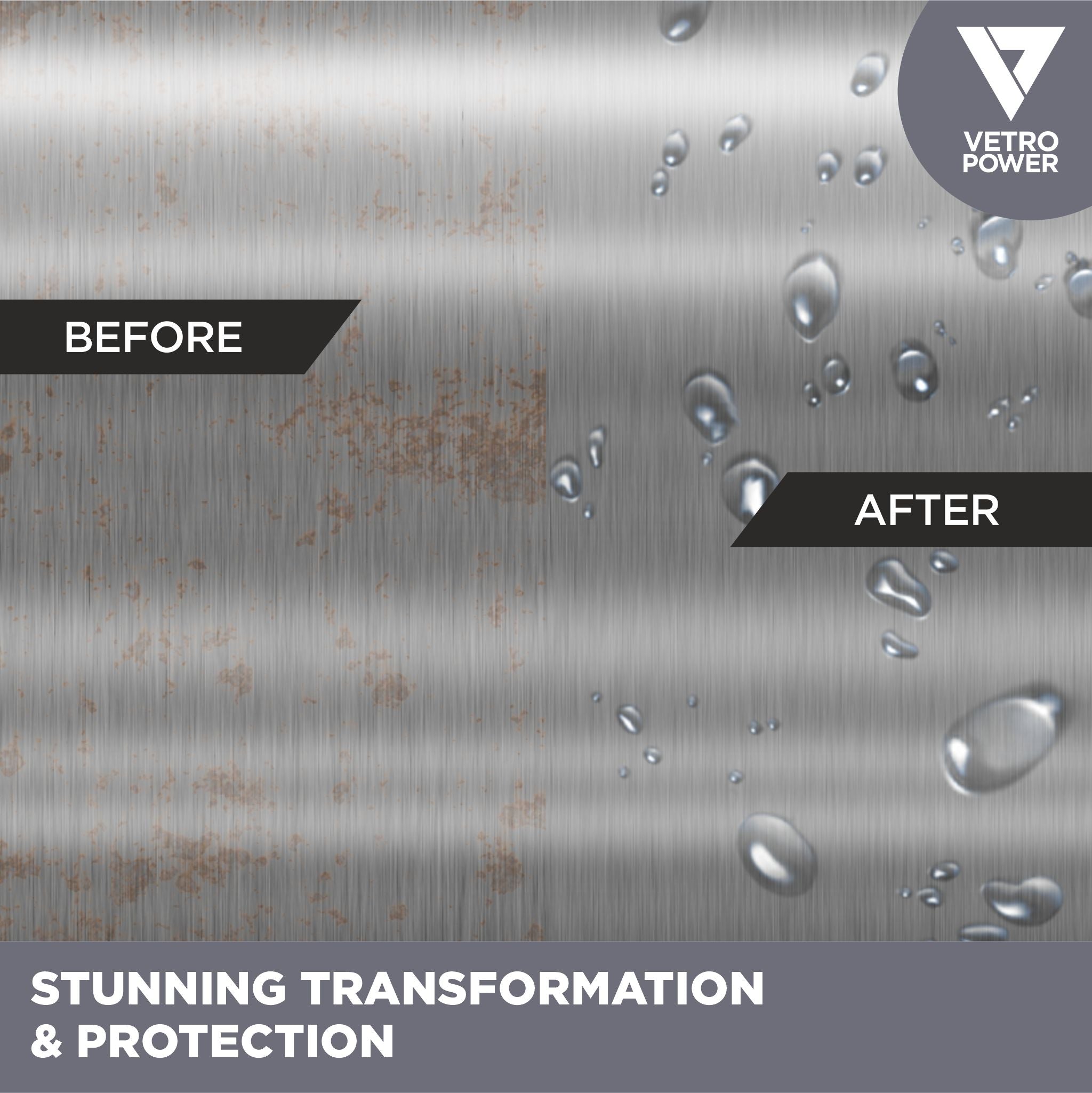 Vetro Power Metal & Stainless Steel Shield