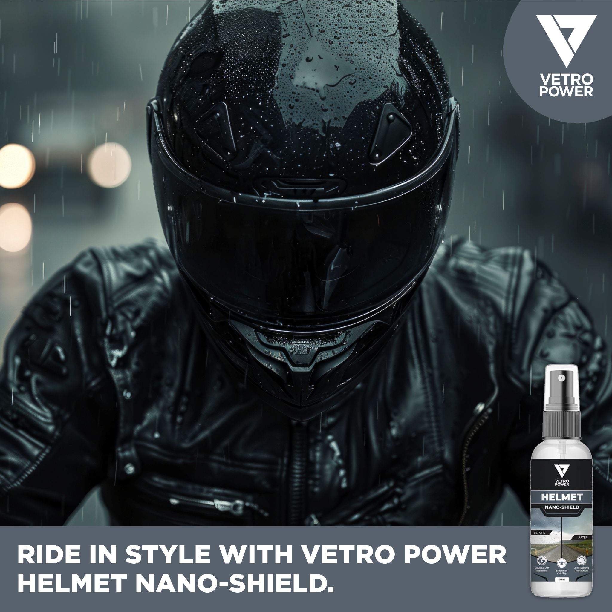 Vetro Power Helmet Nano-Shield