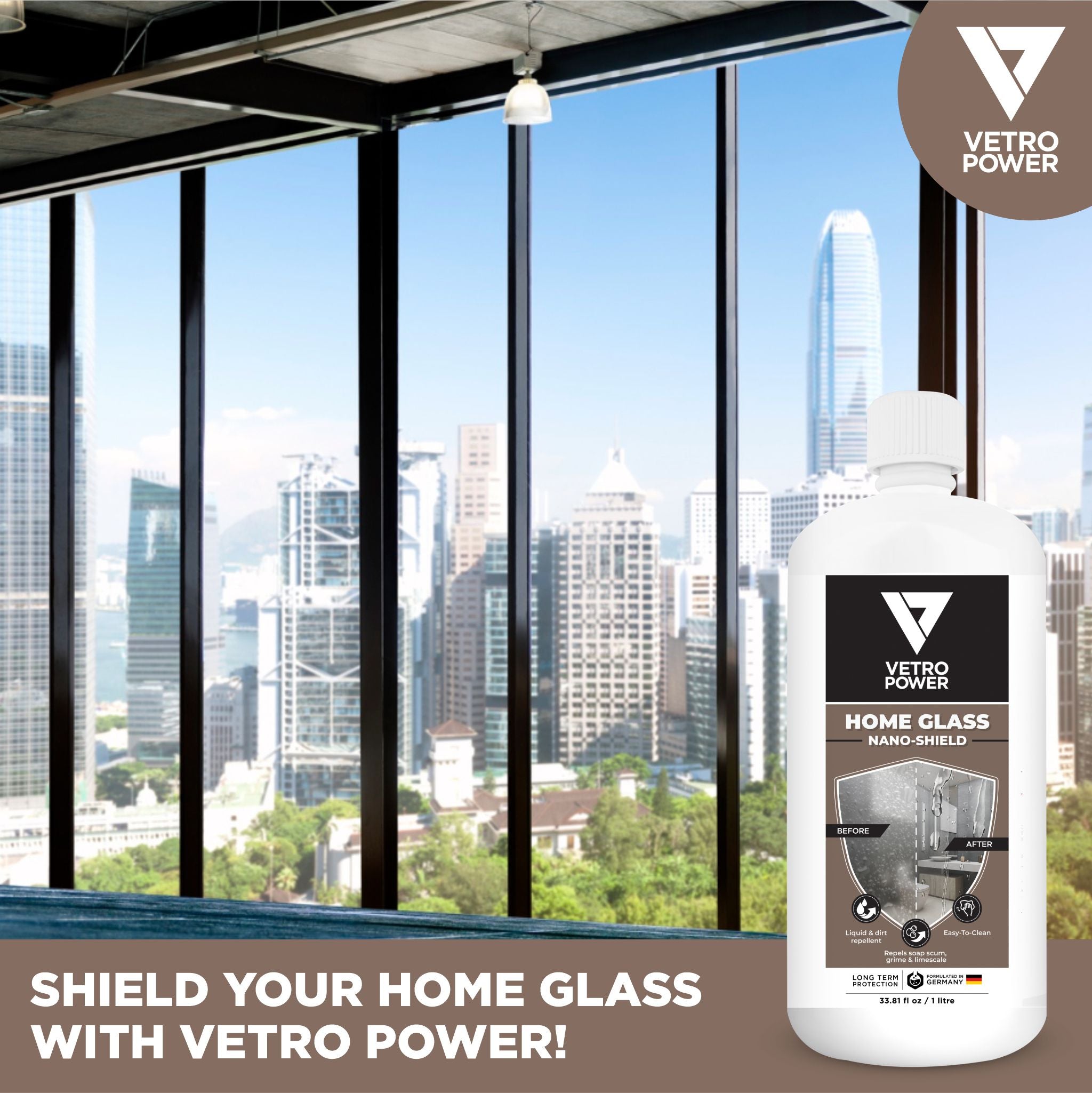 Vetro Power Home Glass Nano-shield