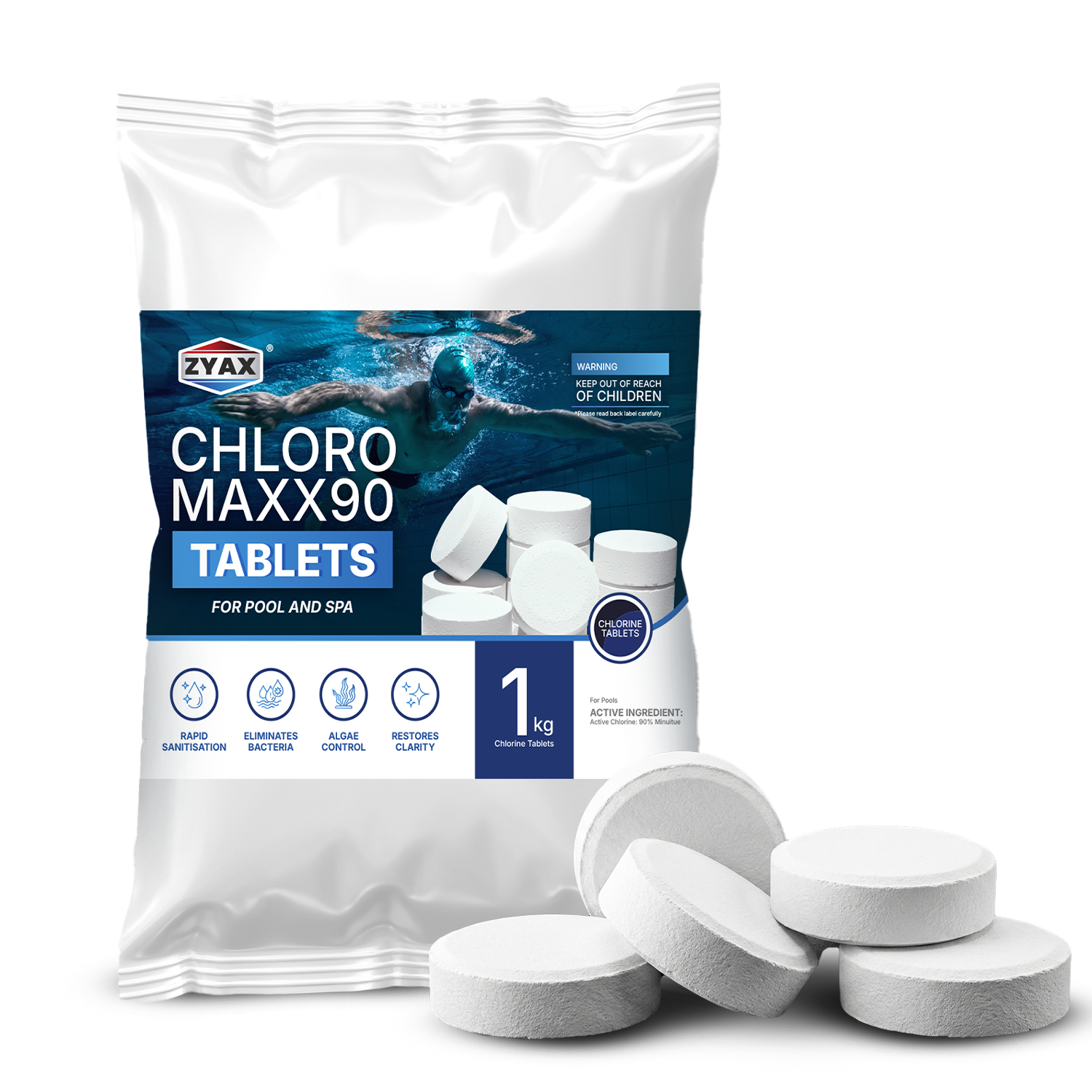 Chloro Maxx TCCA 90 Chlorine Tablets