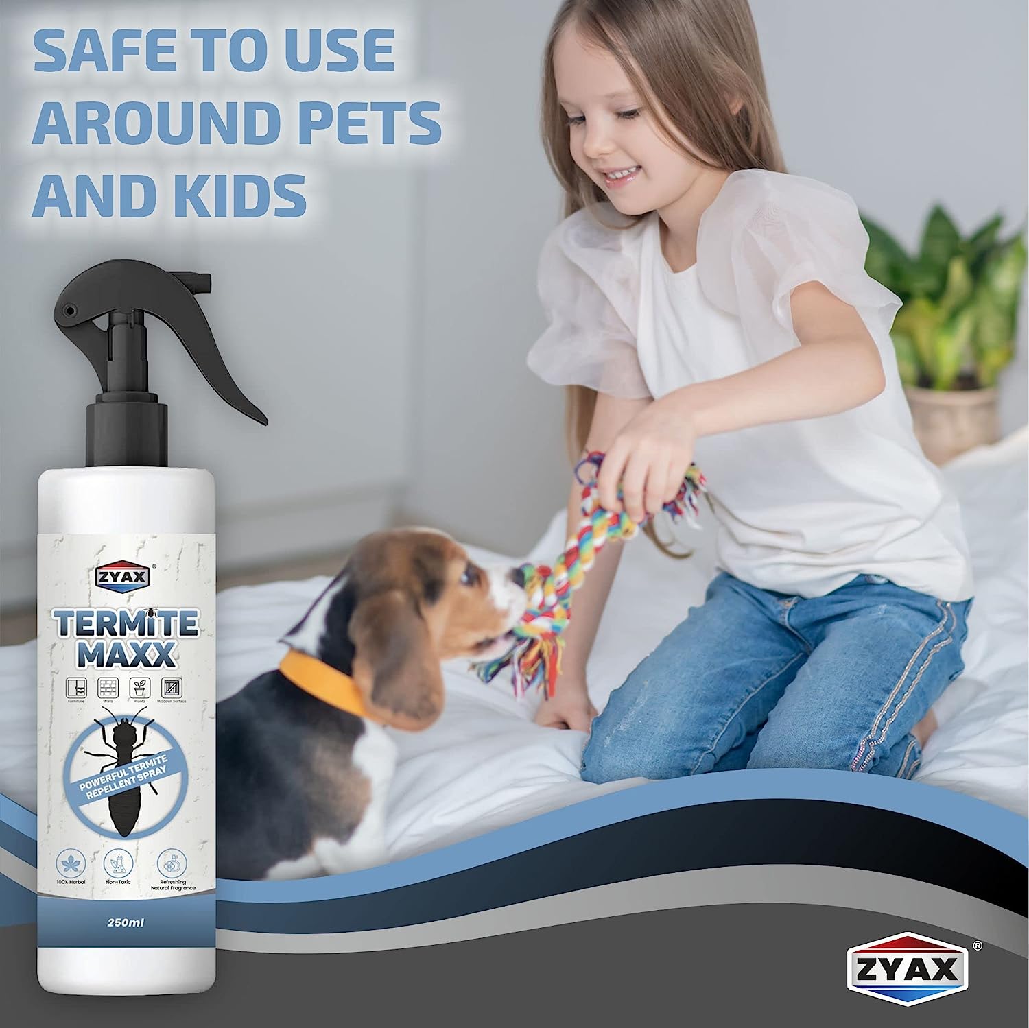 Zyax Termite Maxx - Non-Toxic Termite Repellent Spray - Zyax.in