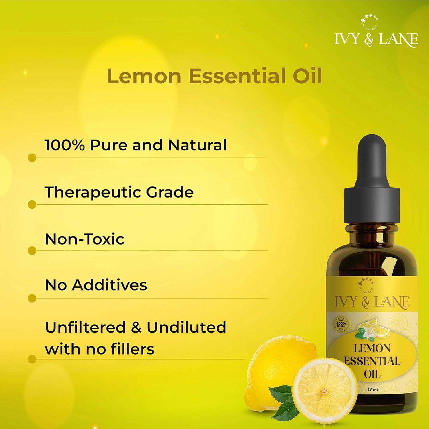 Ivy & Lane Lemon Essential Oil