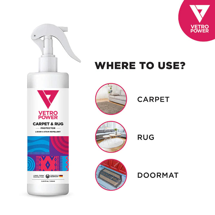 Vetro Power Carpet & Rug Protector