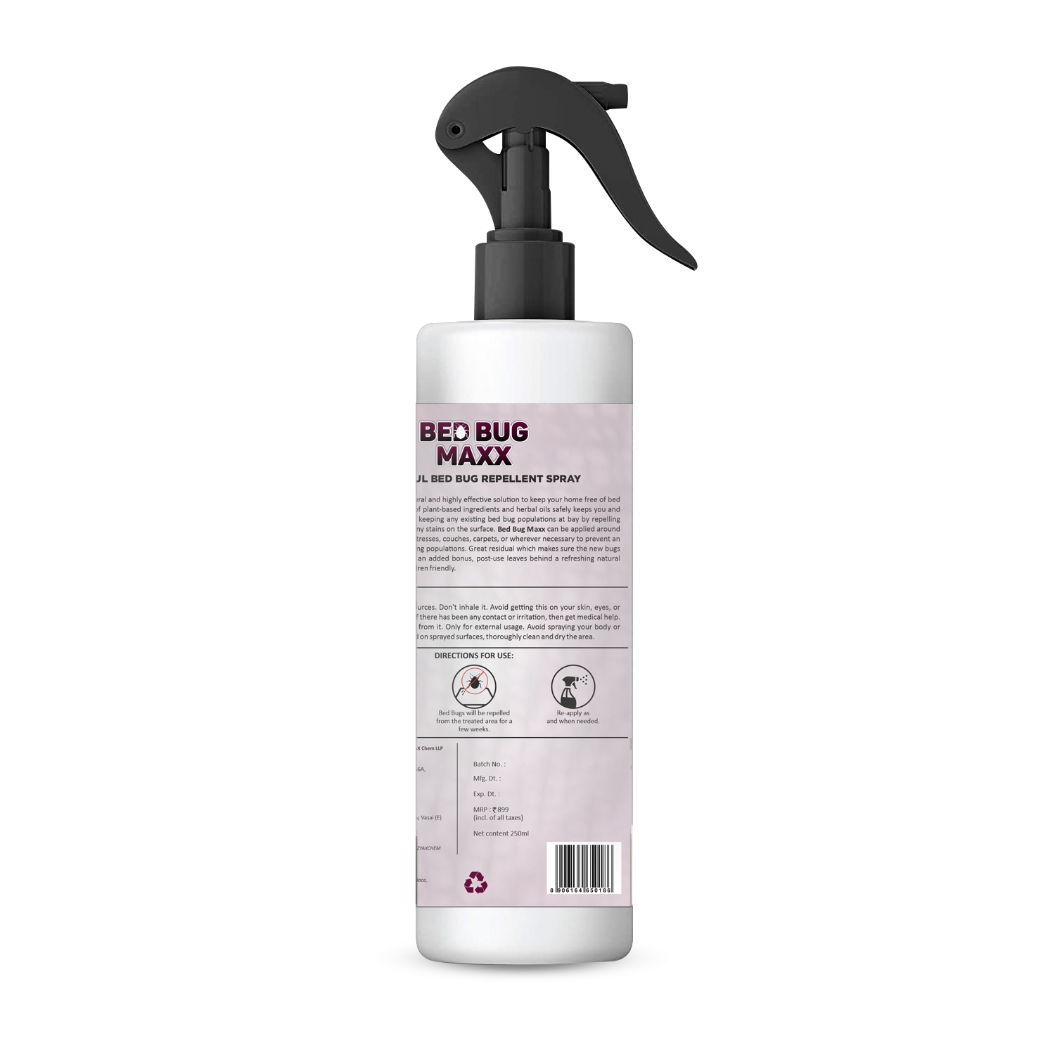 Zyax Bed Bug Maxx - Bed Bug Repellent Spray - Zyax.in