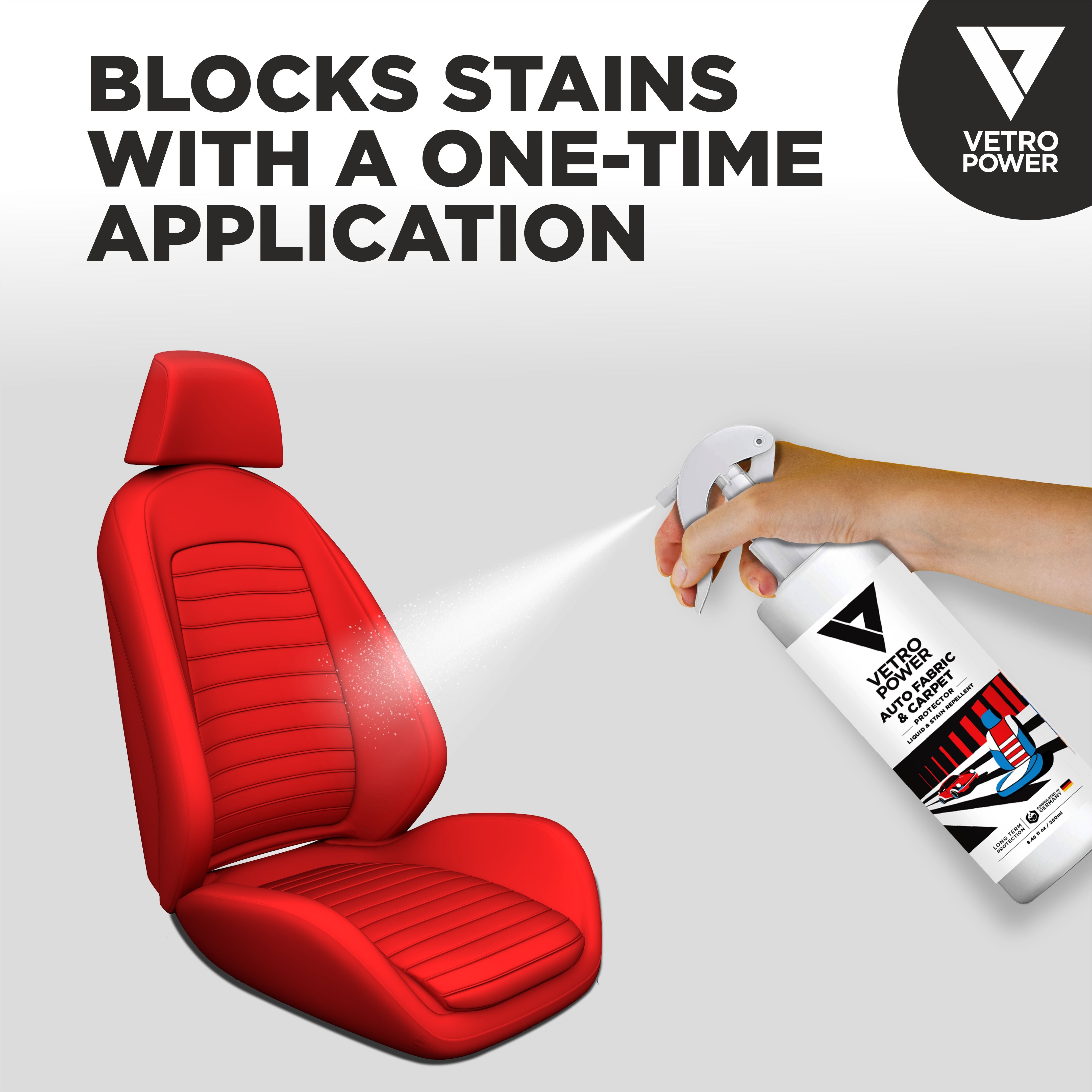 Vetro Power Auto Fabric & Carpet Protector