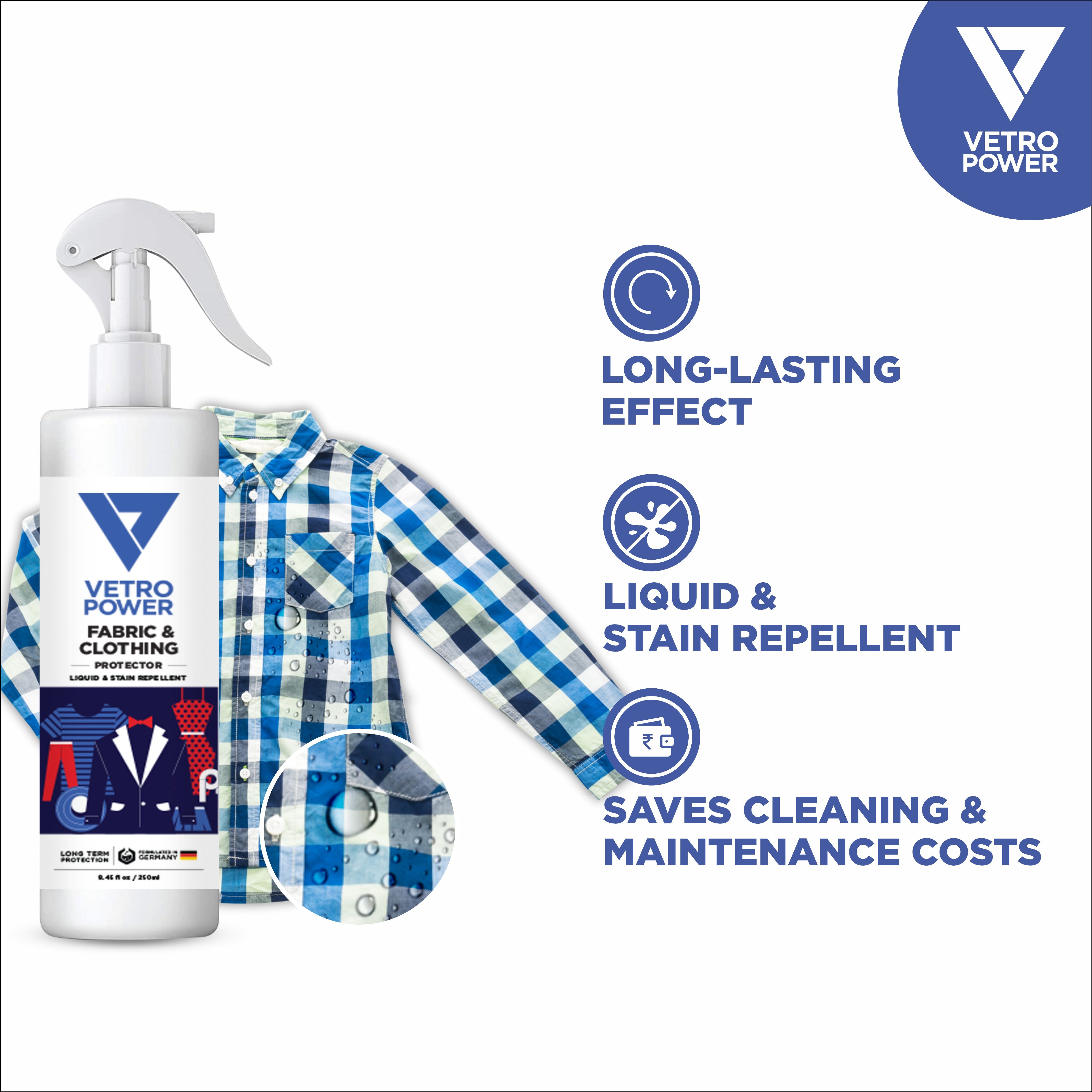Vetro Power Fabric & Clothing Protector
