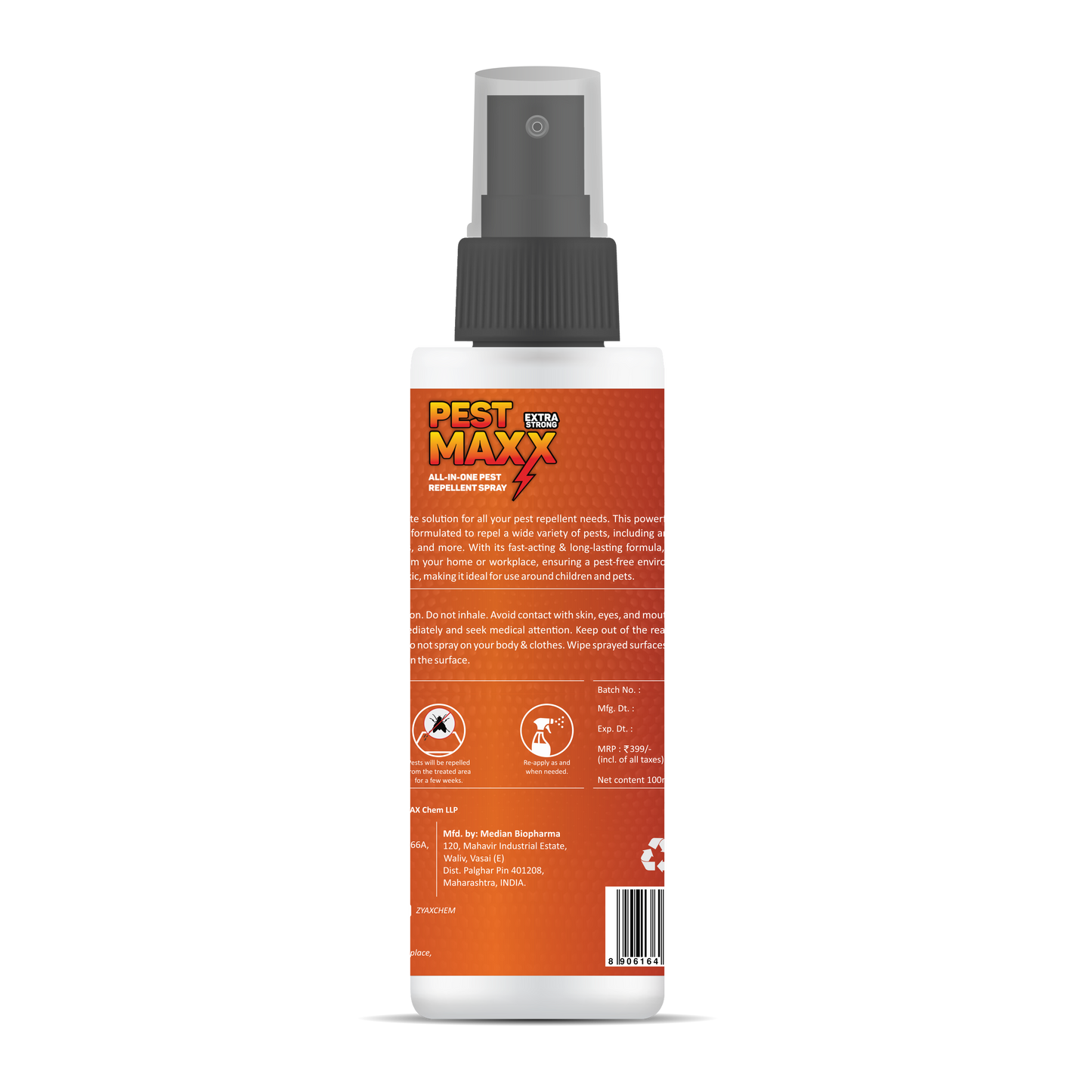 Zyax Pest Maxx - All In One - Repellent Spray - Zyax.in