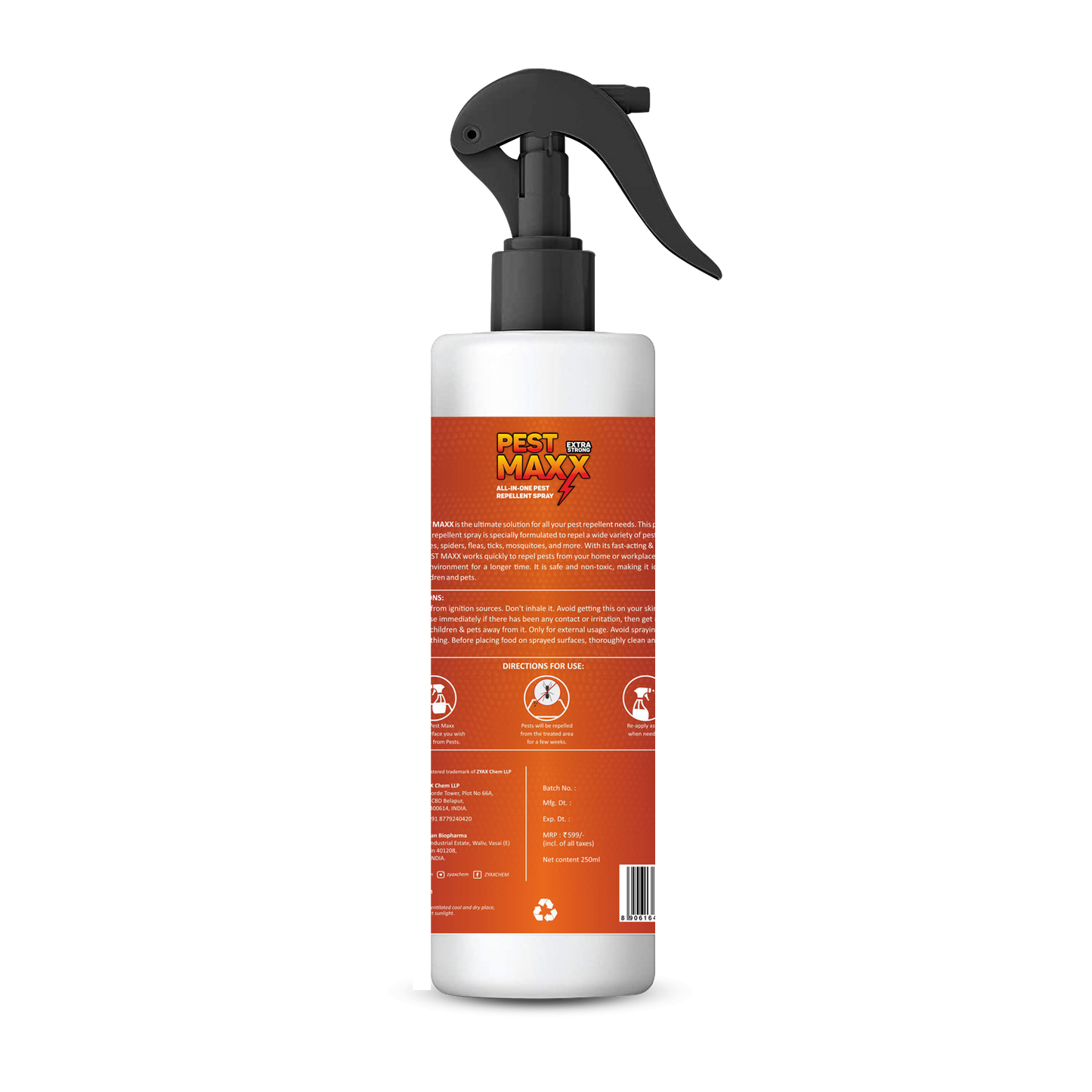 Zyax Pest Maxx - All In One - Repellent Spray - Zyax.in