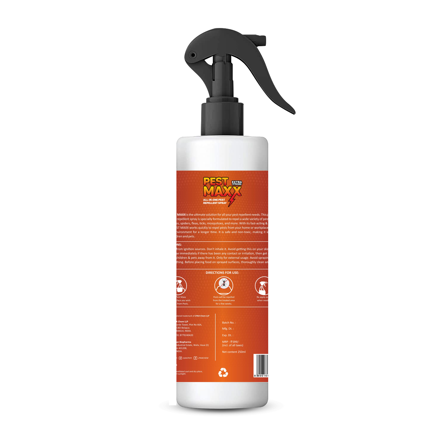 Zyax Pest Maxx - All In One - Repellent Spray - Zyax.in