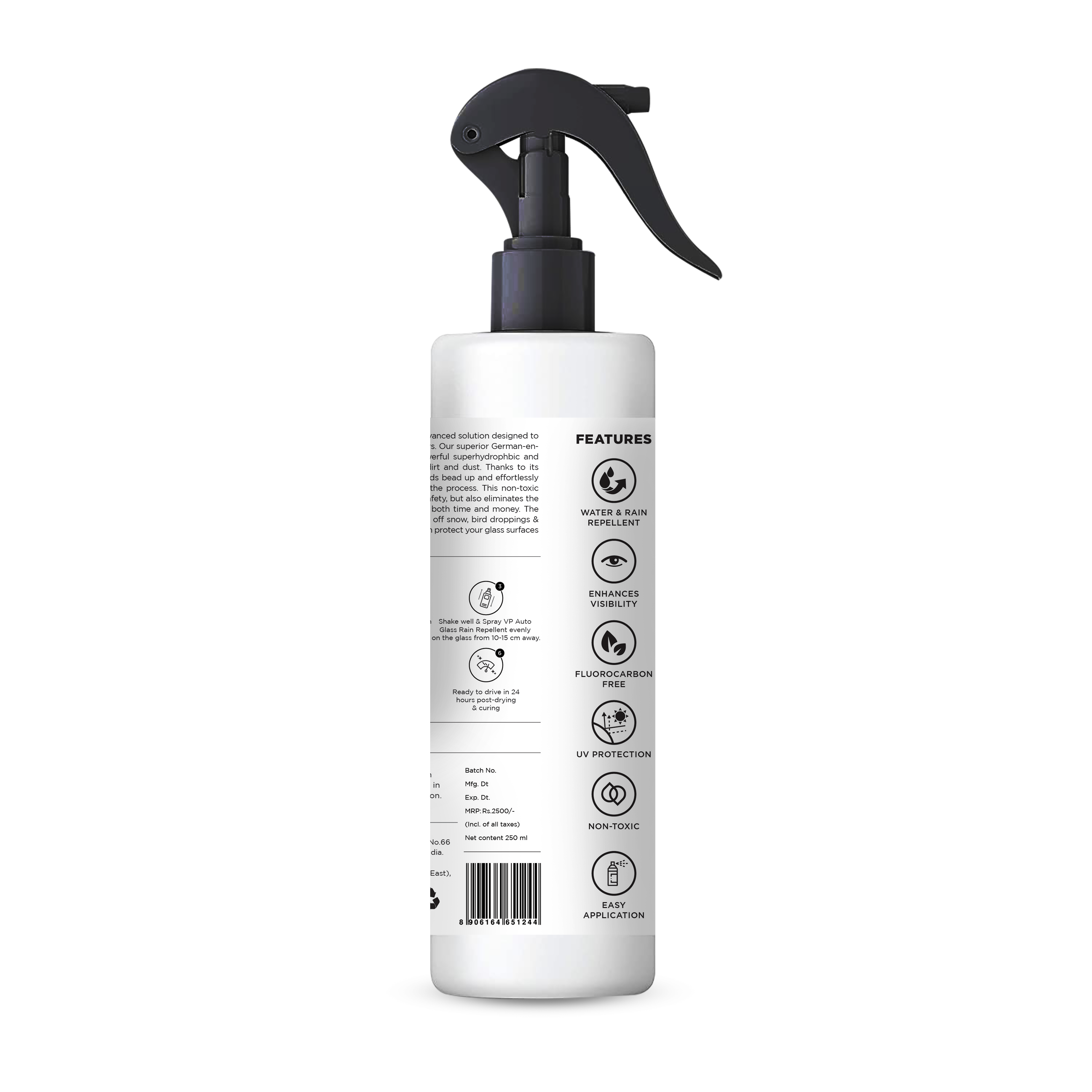 Vetro Power Auto Glass Rain Repellent Spray