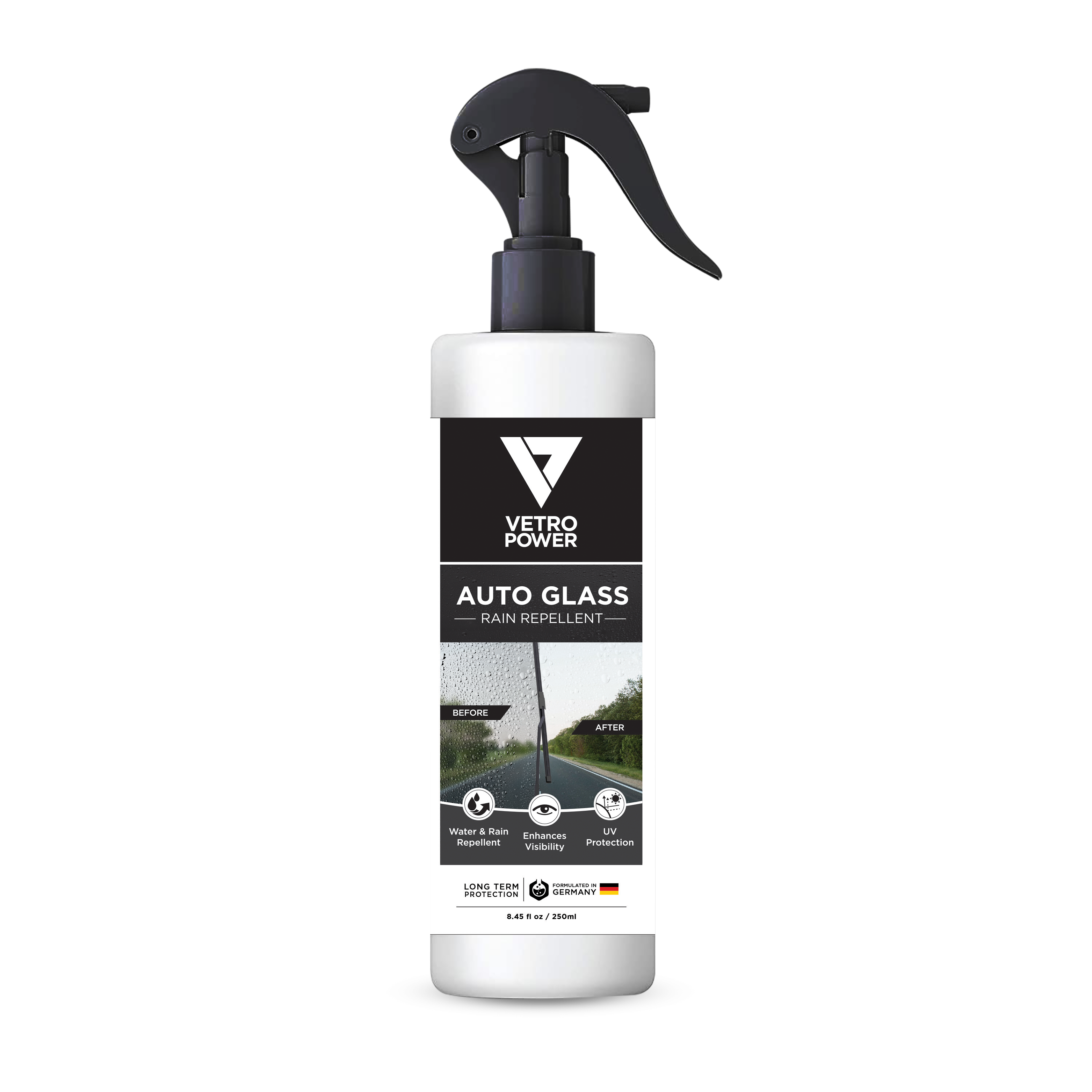 Vetro Power Auto Glass Rain Repellent Spray
