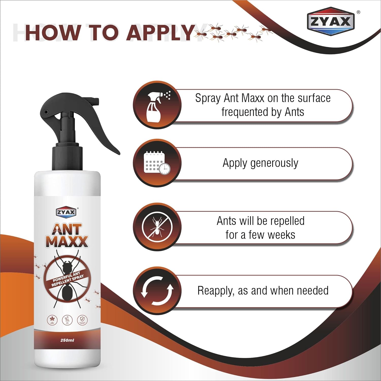 Zyax Ant Maxx Ant Repellent Spray