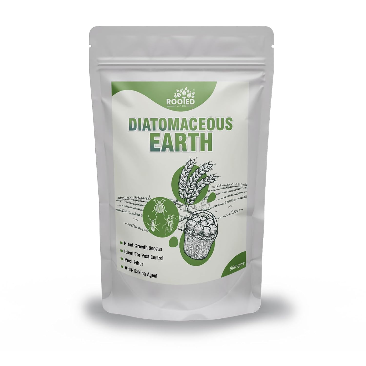 Rooted Diatomaceous Earth Powder