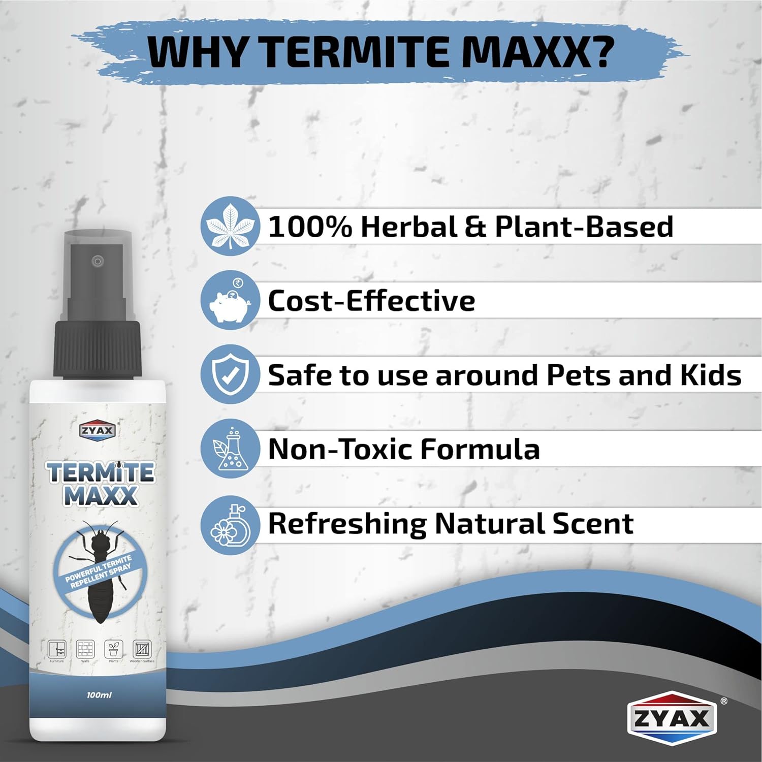 Zyax Termite Maxx Termite Repellent Spray