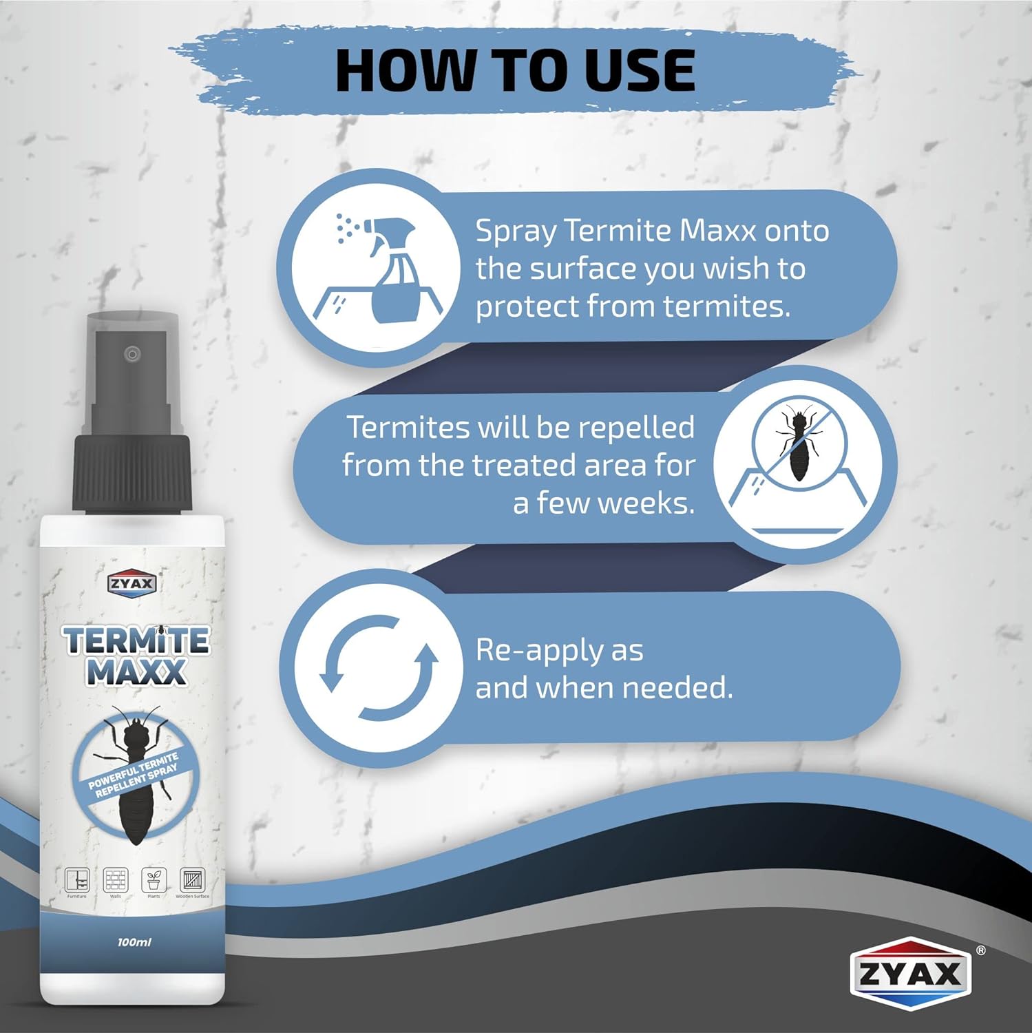 Zyax Termite Maxx Termite Repellent Spray