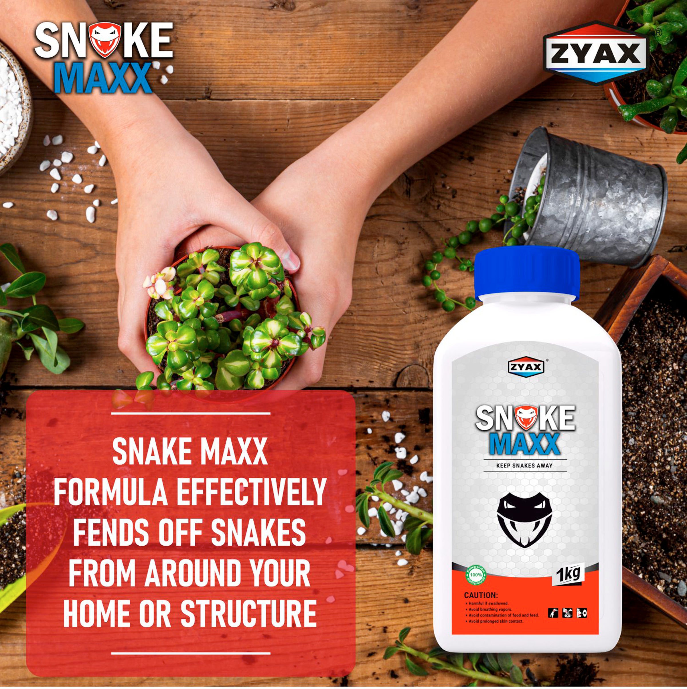 Zyax Snake Maxx - Non Toxic Snake Repellent - Zyax.in
