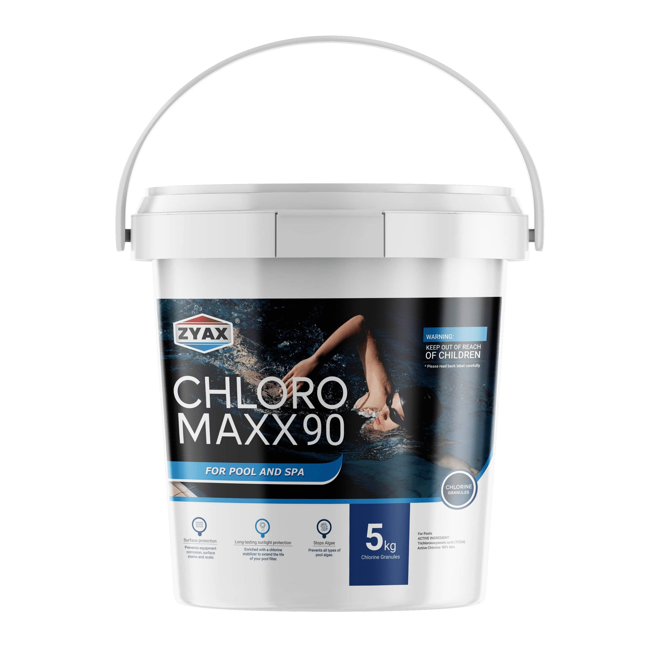 Zyax Chloro MAXX 90 - Chlorine Granules - Zyax.in
