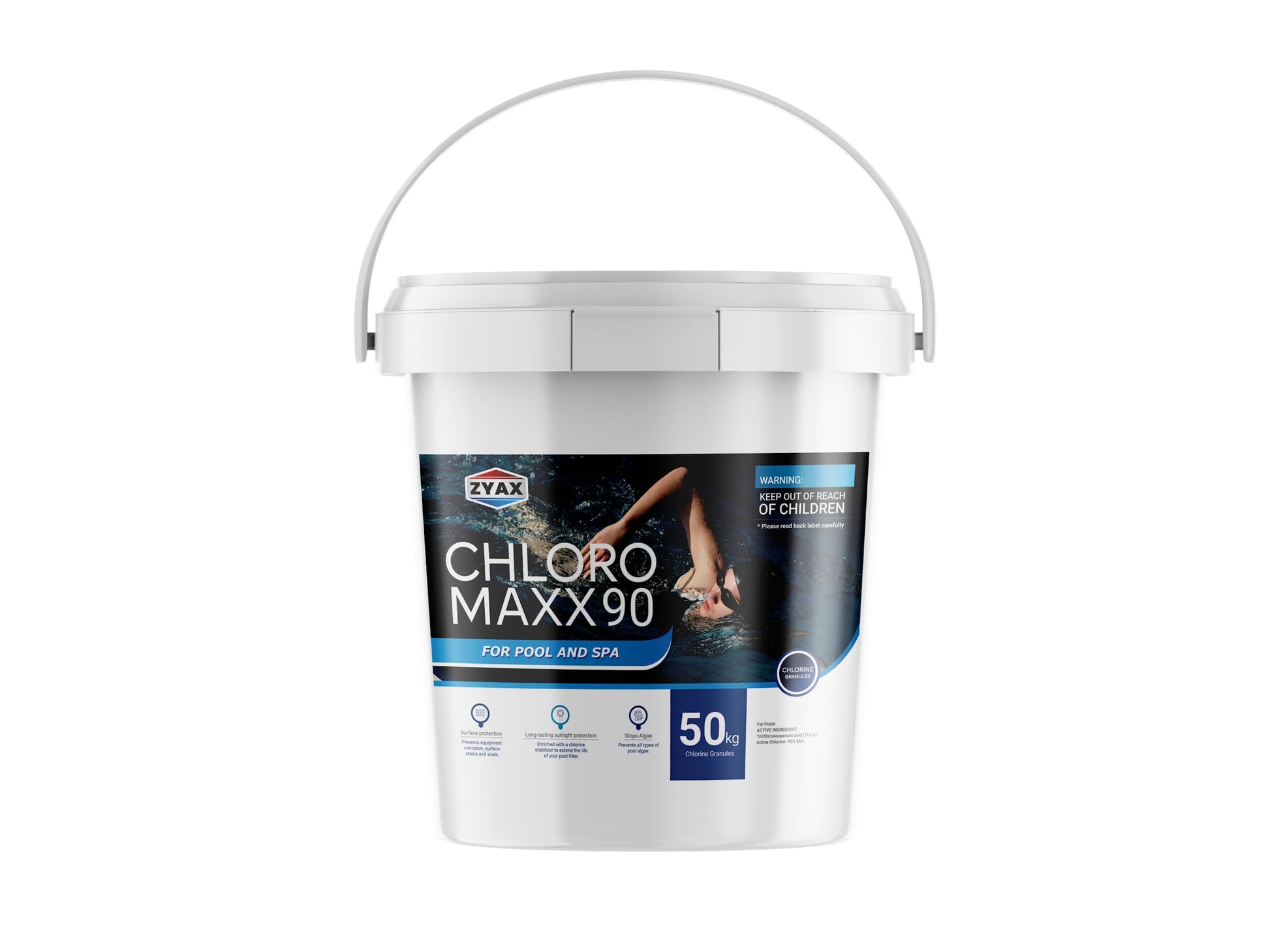 Zyax Chloro MAXX 90 - Chlorine Granules - Zyax.in