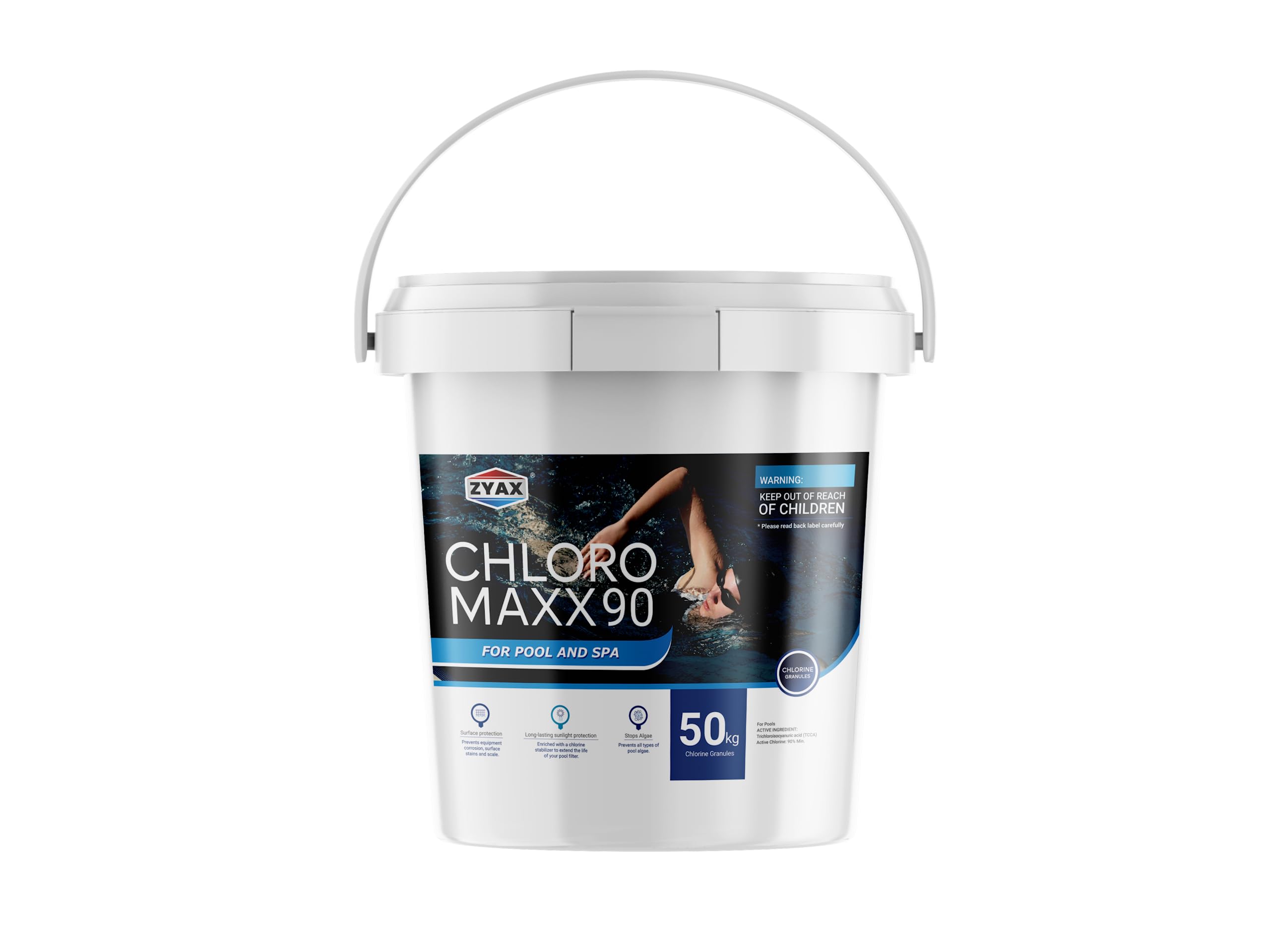 Zyax Chloro MAXX 90 - Chlorine Granules - Zyax.in