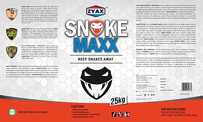 Zyax Snake Maxx - Non Toxic Snake Repellent - Zyax.in