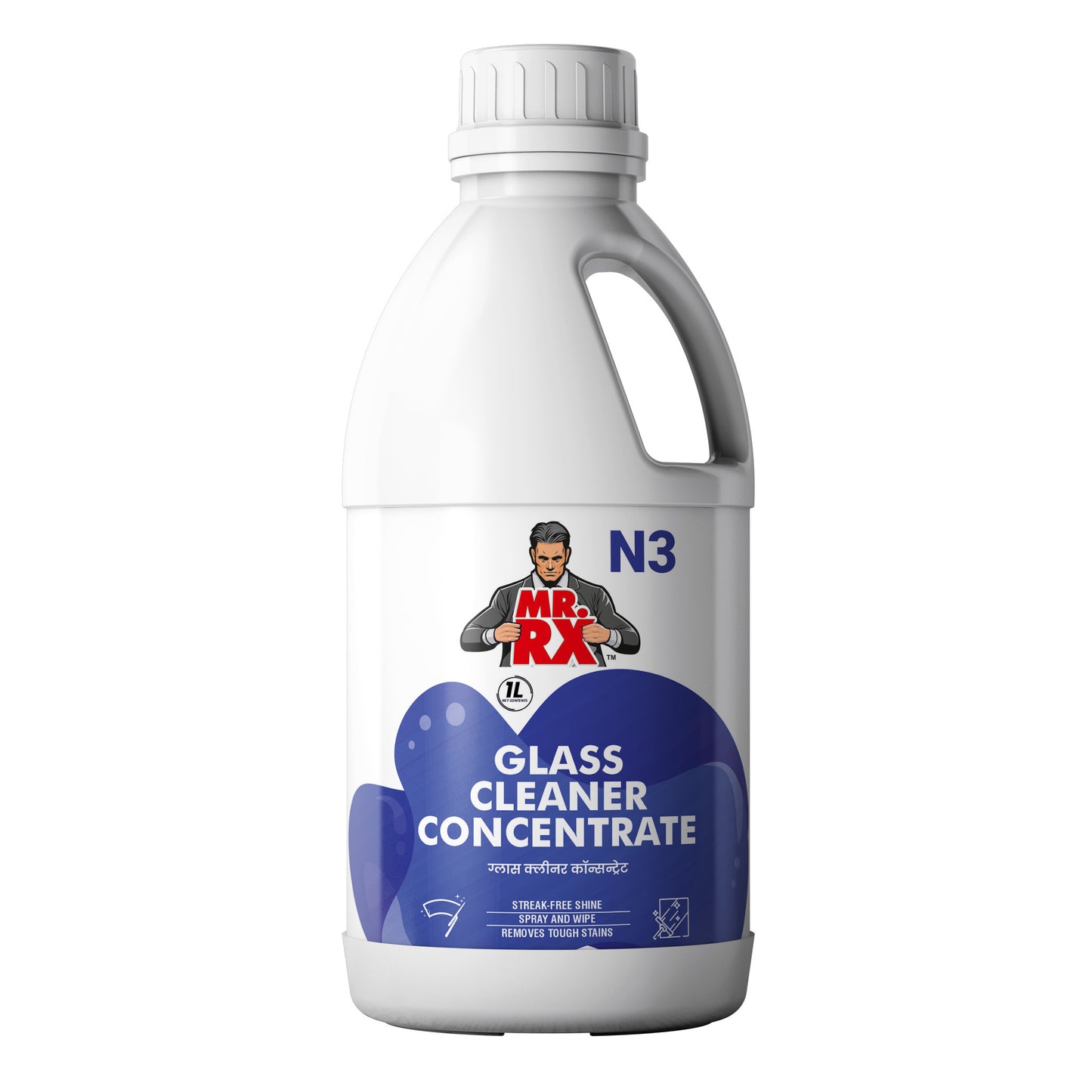 Mr. RX N3 Glass Cleaner Concentrate - Zyax.in