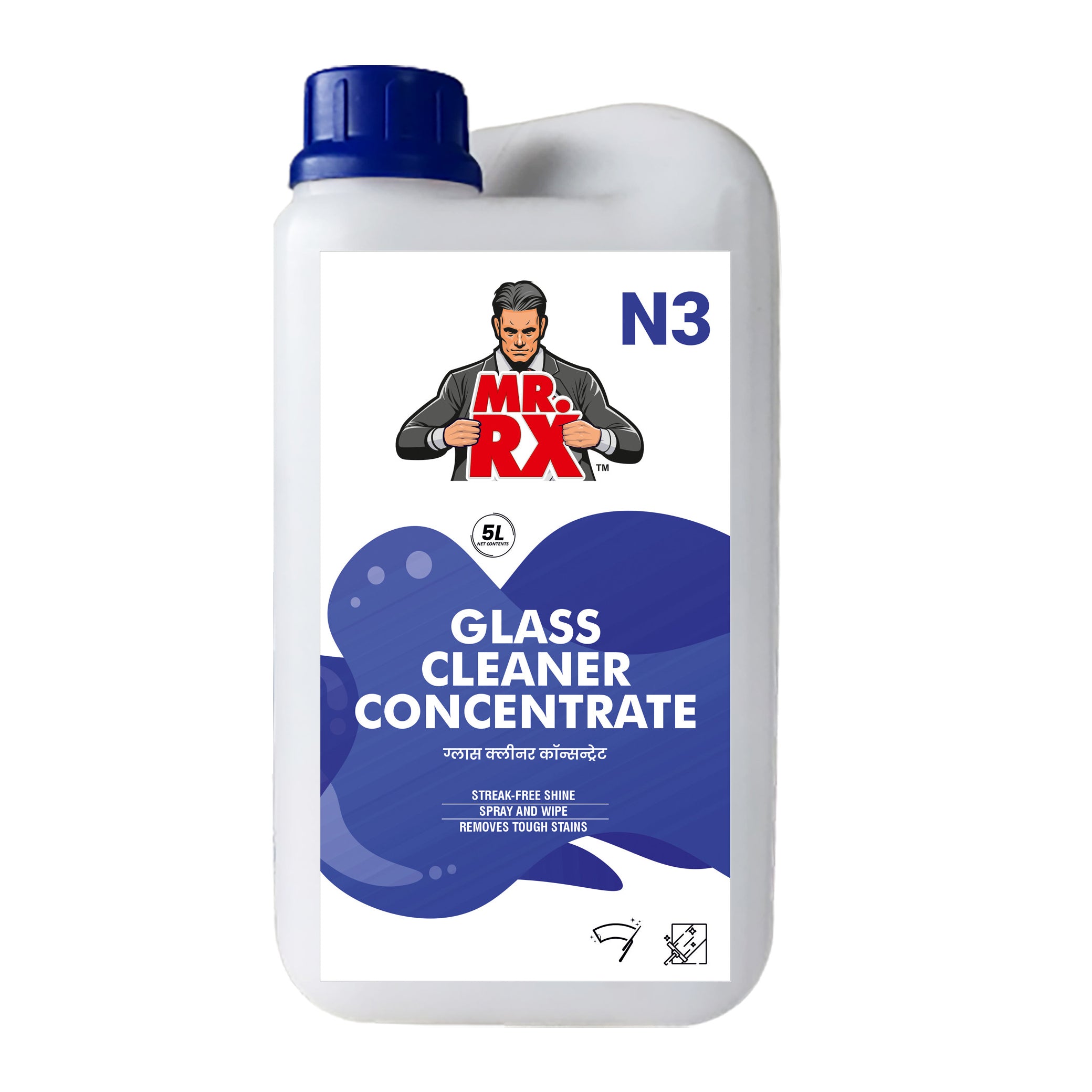 Mr. RX N3 Glass Cleaner Concentrate - Zyax.in