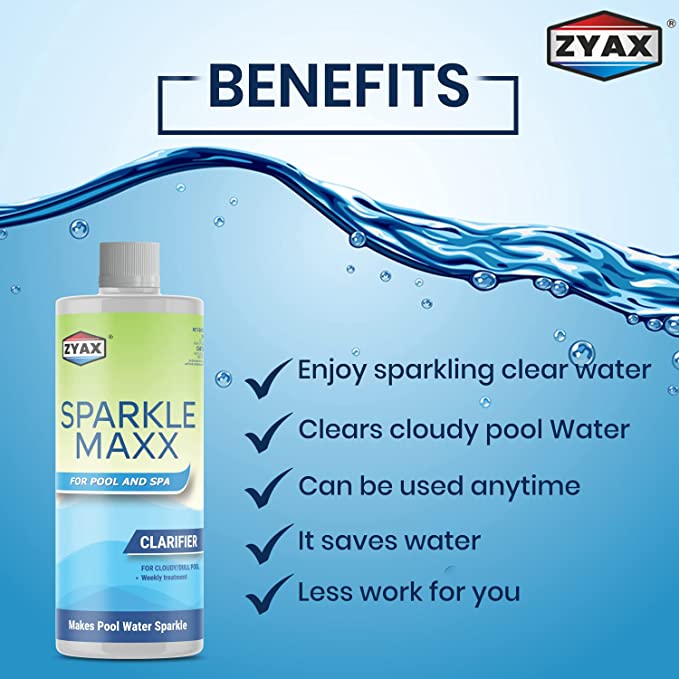 Zyax Sparkle Maxx - Pool Clarifier - Zyax.in