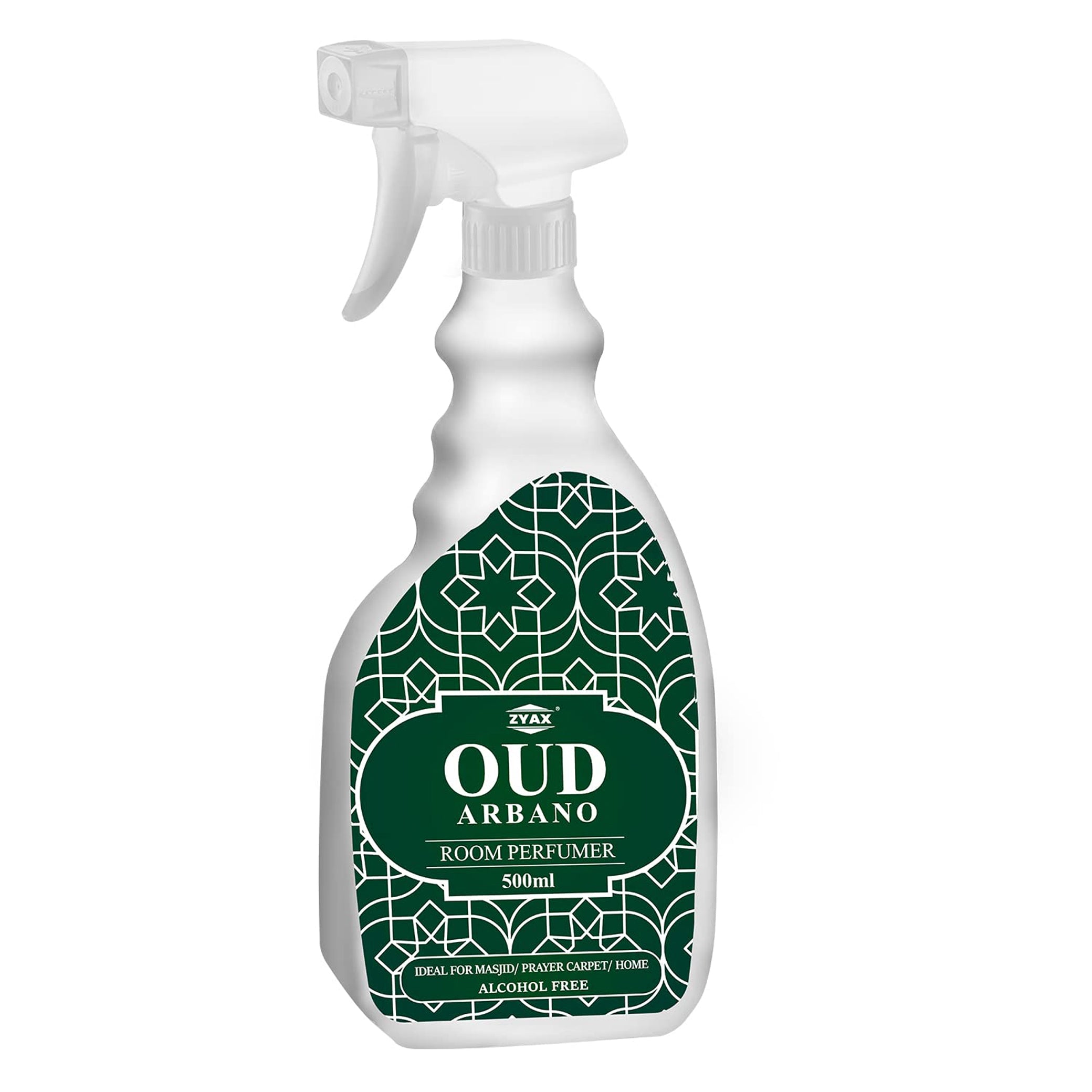 Zyax Oud Arbano - Alcohol Free Room Freshner 500ml - Zyax.in