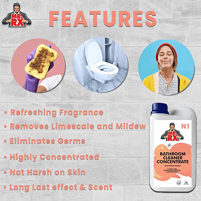 Mr. RX N1 Bathroom Cleaner Concentrate - Zyax.in