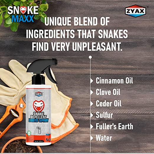 Zyax Snake Maxx - Repellent Liquid Spray 500ml - Zyax.in