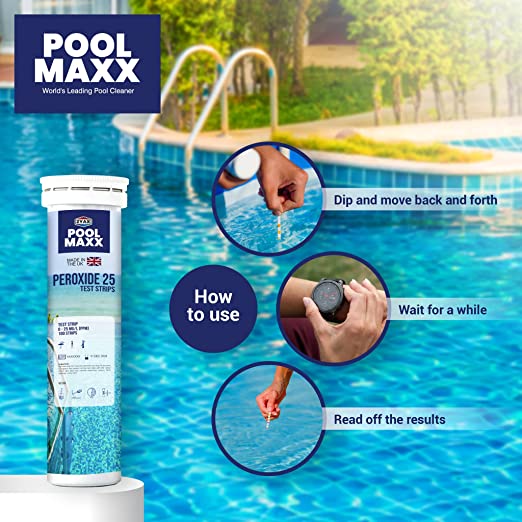 Pool Maxx Peroxide 25 Test Strips - Zyax.in