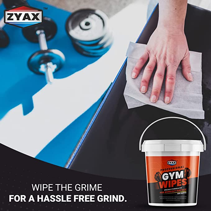 Zyax Hygienic Gym Wipes - Zyax.in