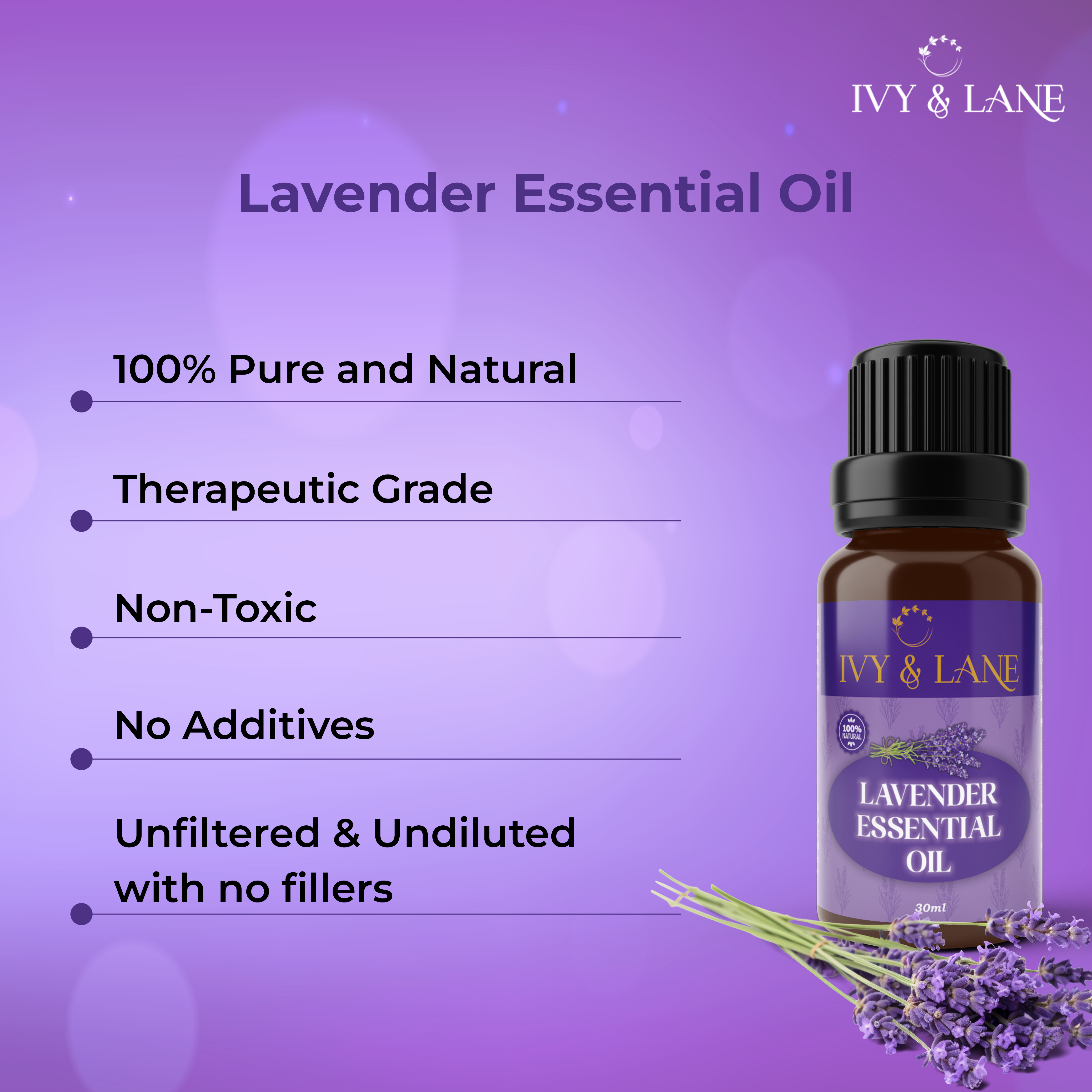 Ivy & Lane Lavender Essential Oil