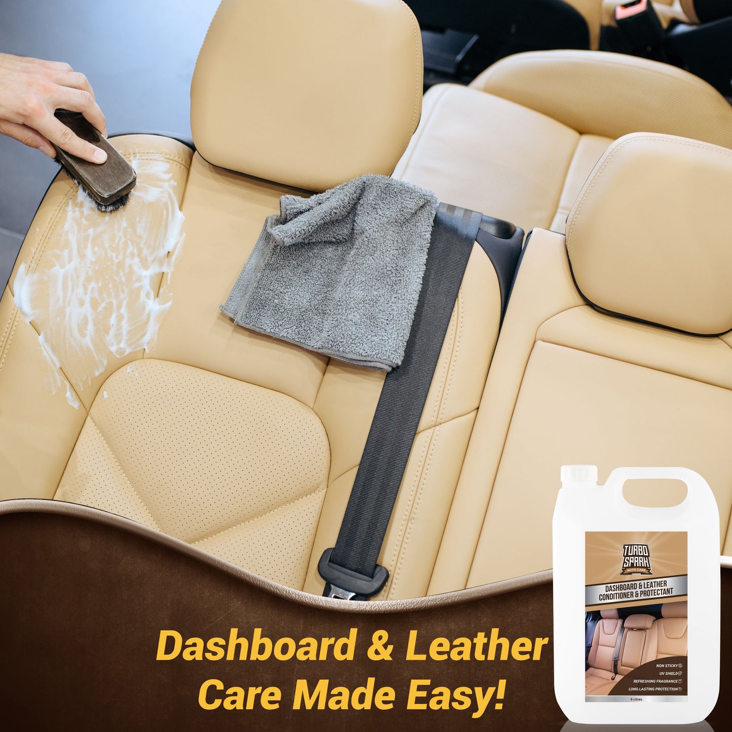 Turbo Spark Dashboard & Leather Conditioner