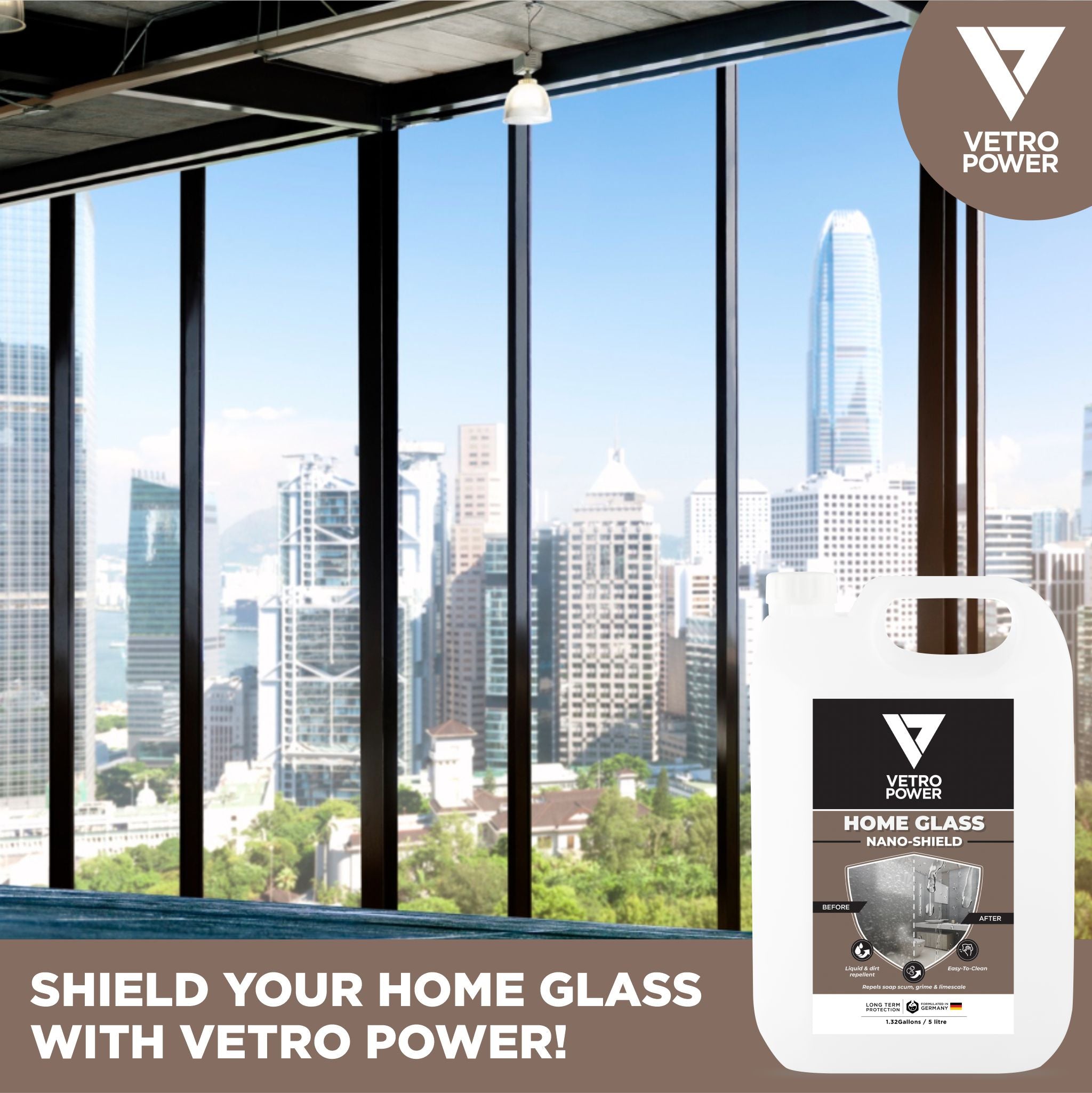 Vetro Power Home Glass Nano-shield