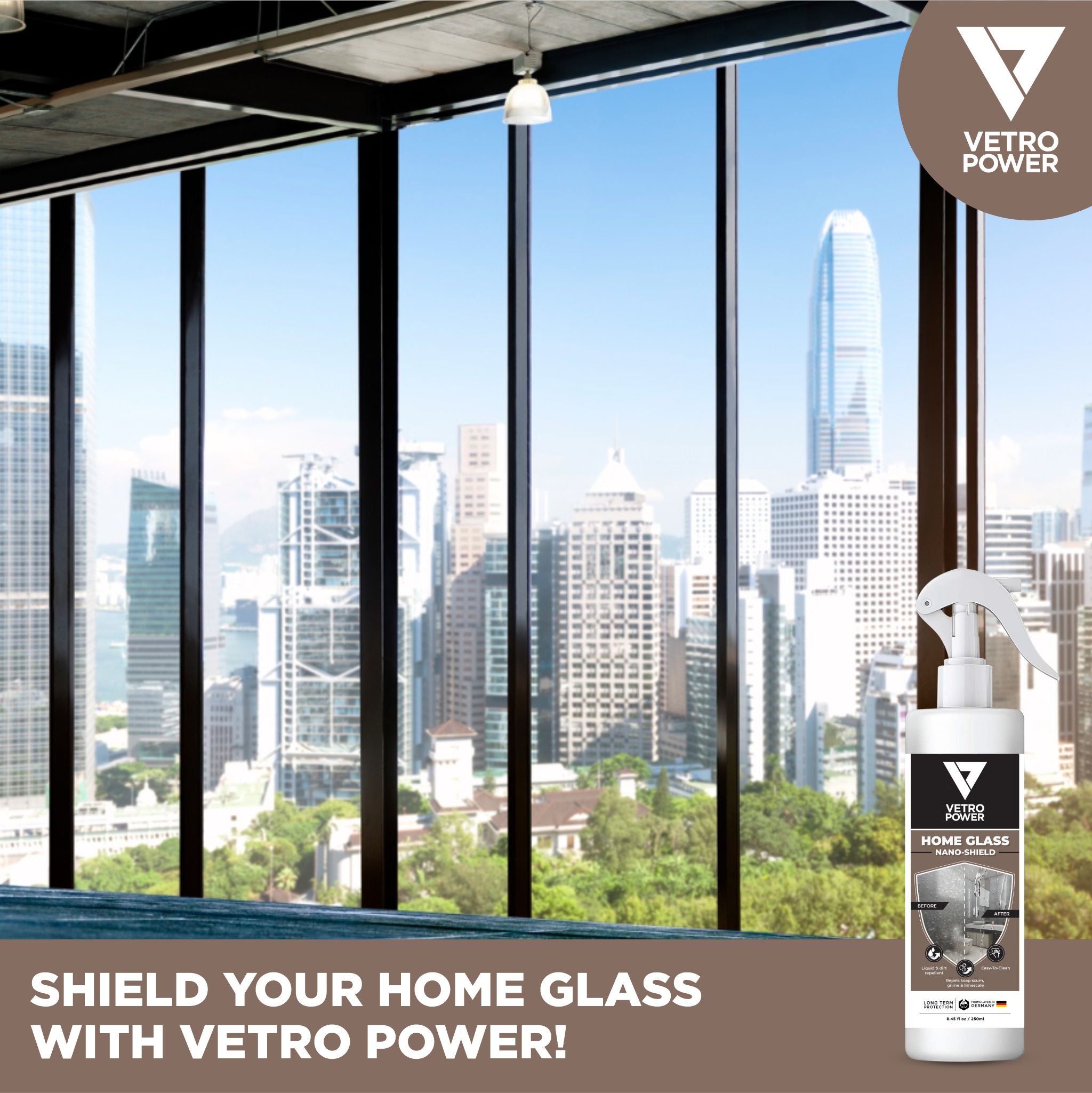 Vetro Power Home Glass Nano-shield