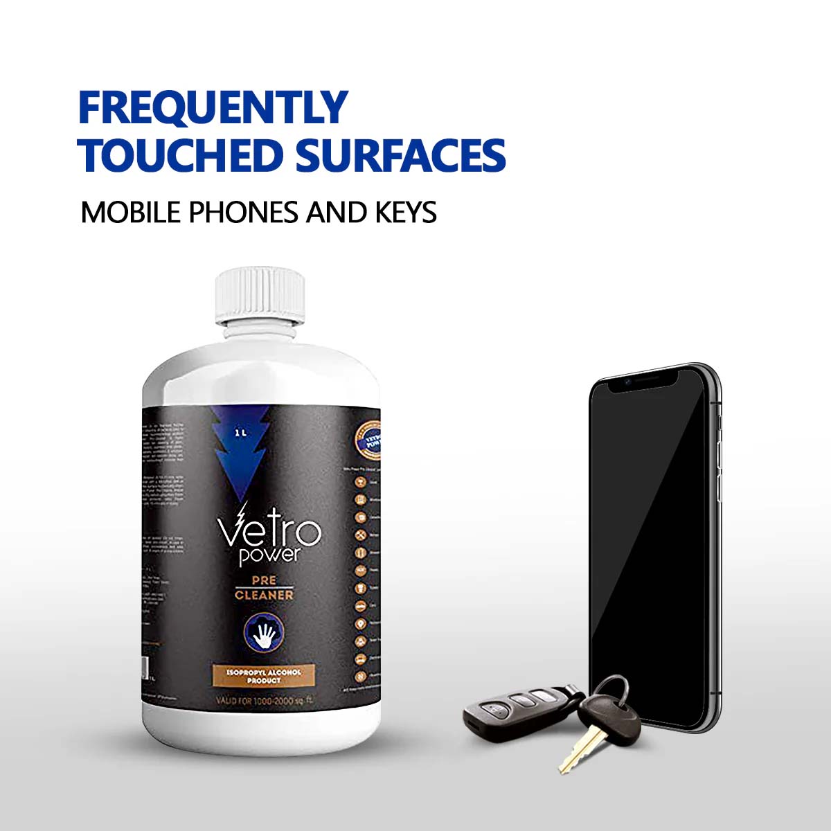 Vetro Power Pre-Cleaner - 99.99% Isopropyl Alcohol