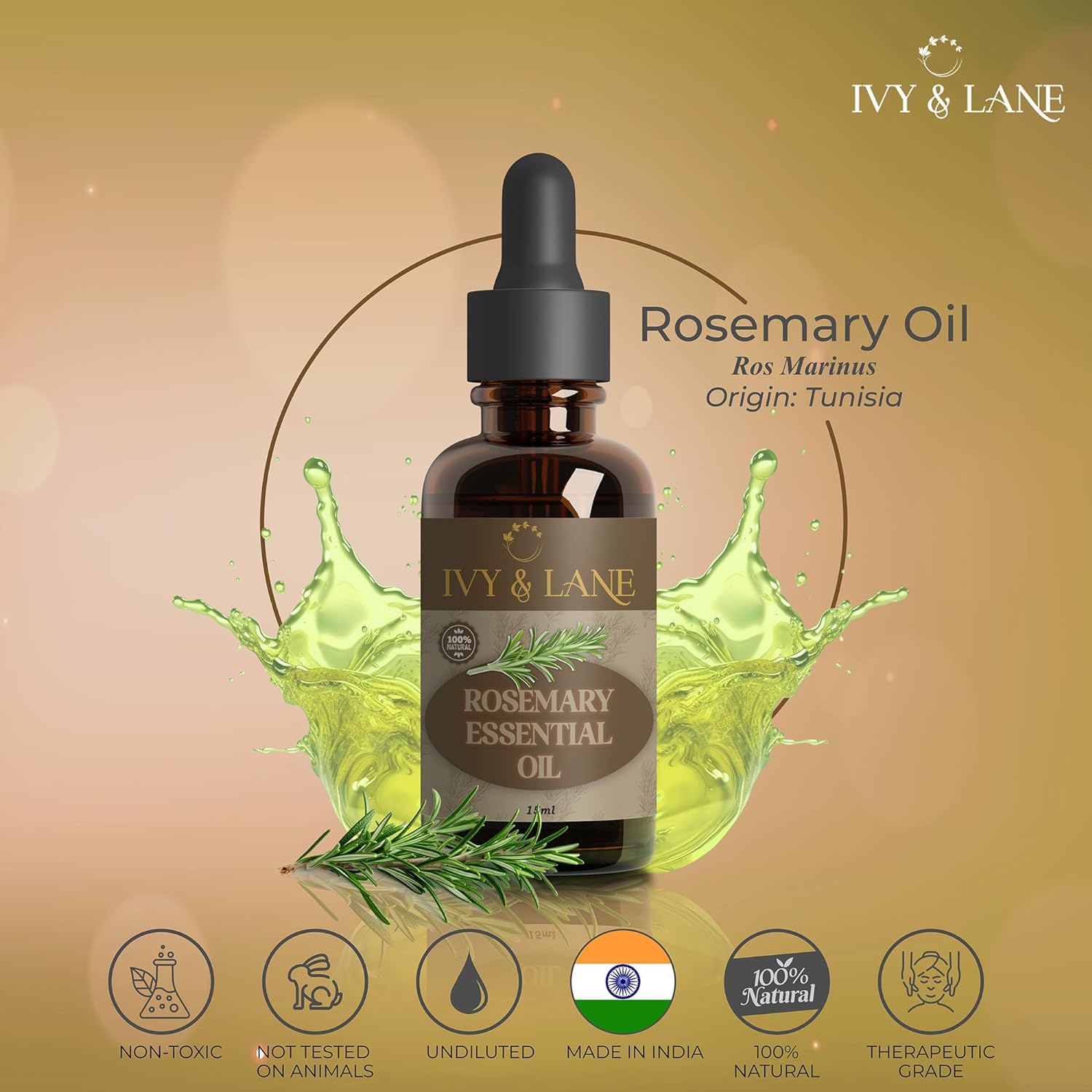 Ivy & Lane Rosemary Essential Oil