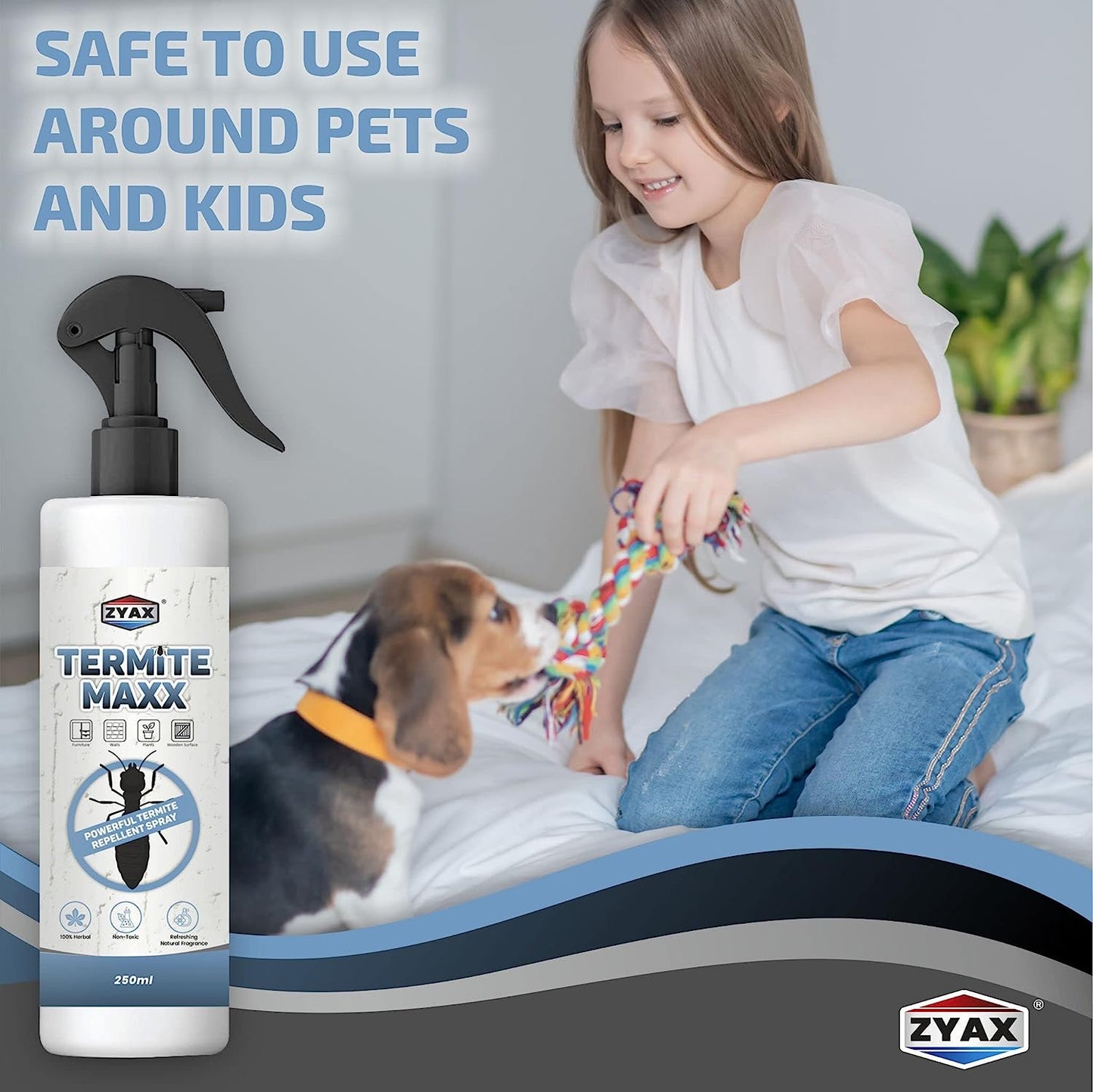 Zyax Termite Maxx - Non-Toxic Termite Repellent Spray - Zyax.in