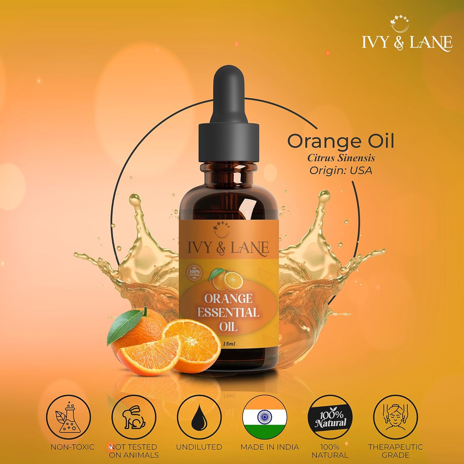 Ivy & Lane Orange Essential Oil