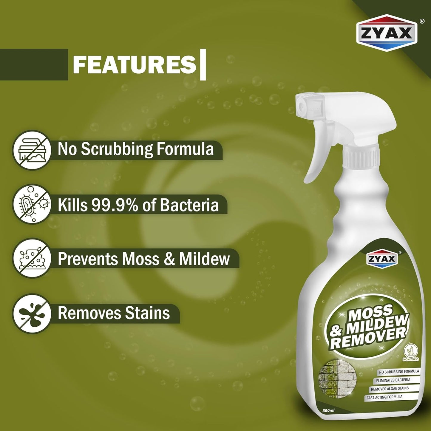 Zyax Moss & Mildew Remover Spray