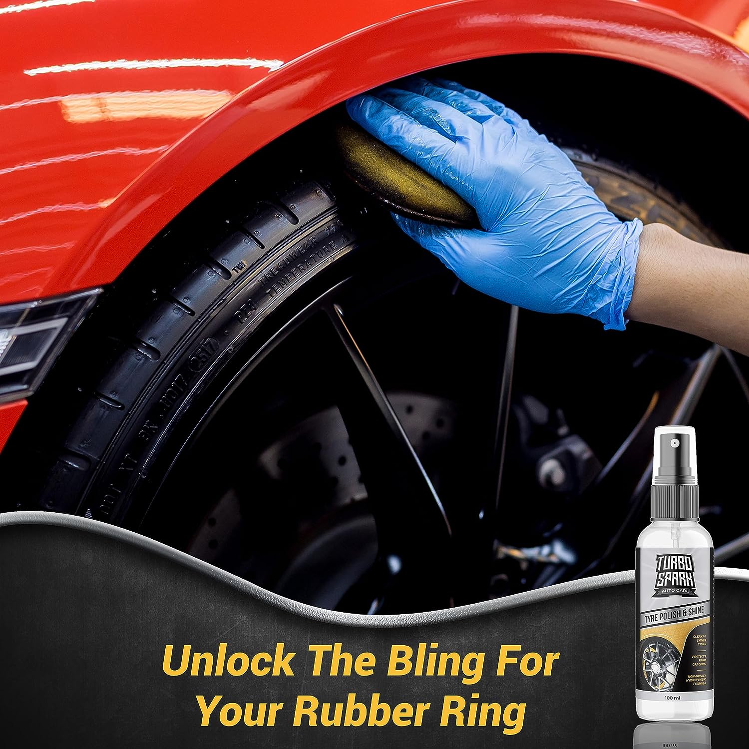 Car tyre deals polish