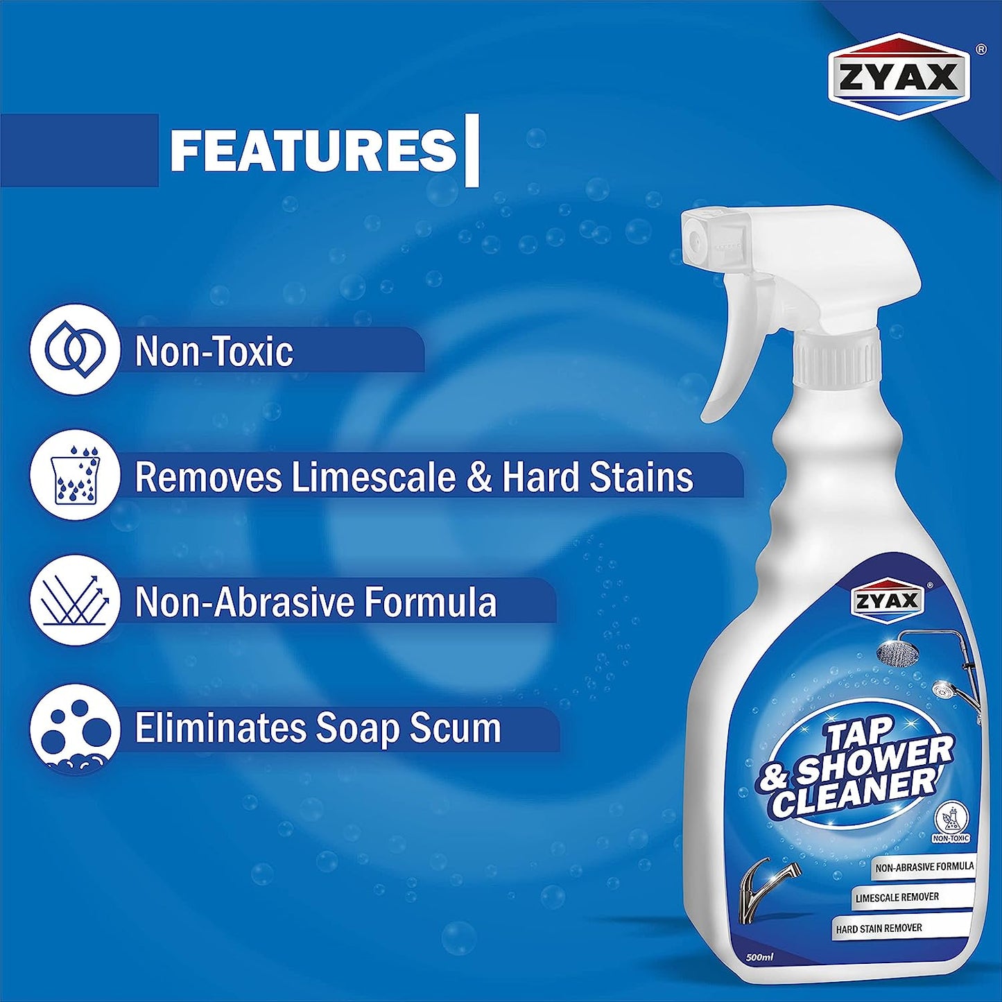 Zyax Tap & Shower Cleaner - Zyax.in