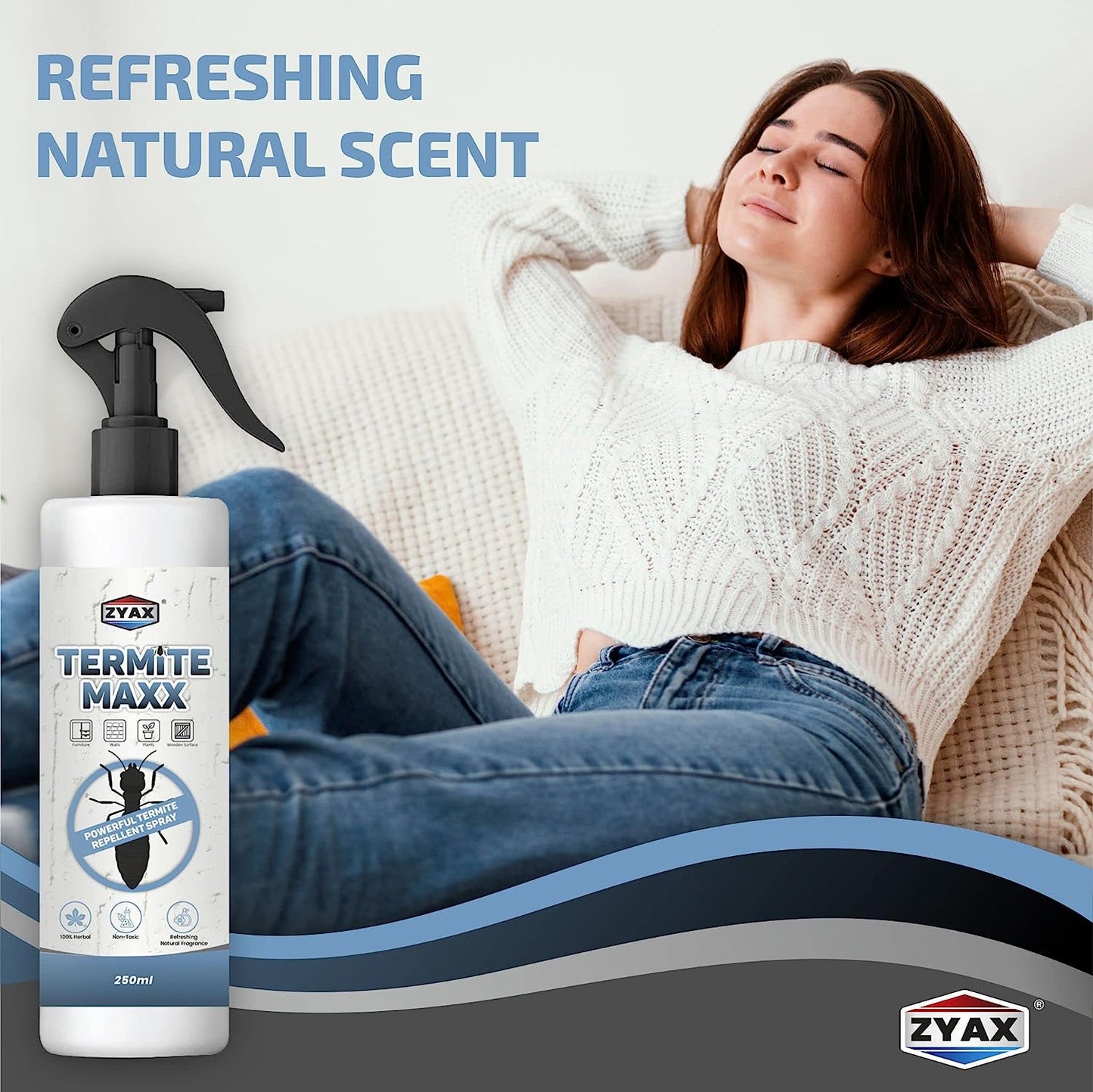 Zyax Termite Maxx - Non-Toxic Termite Repellent Spray - Zyax.in