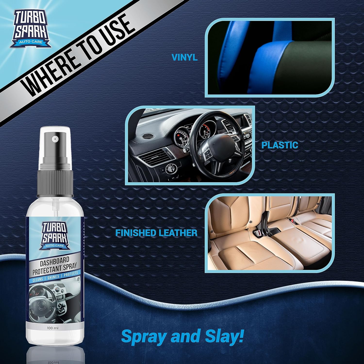 Turbo Spark Dashboard Protectant Spray