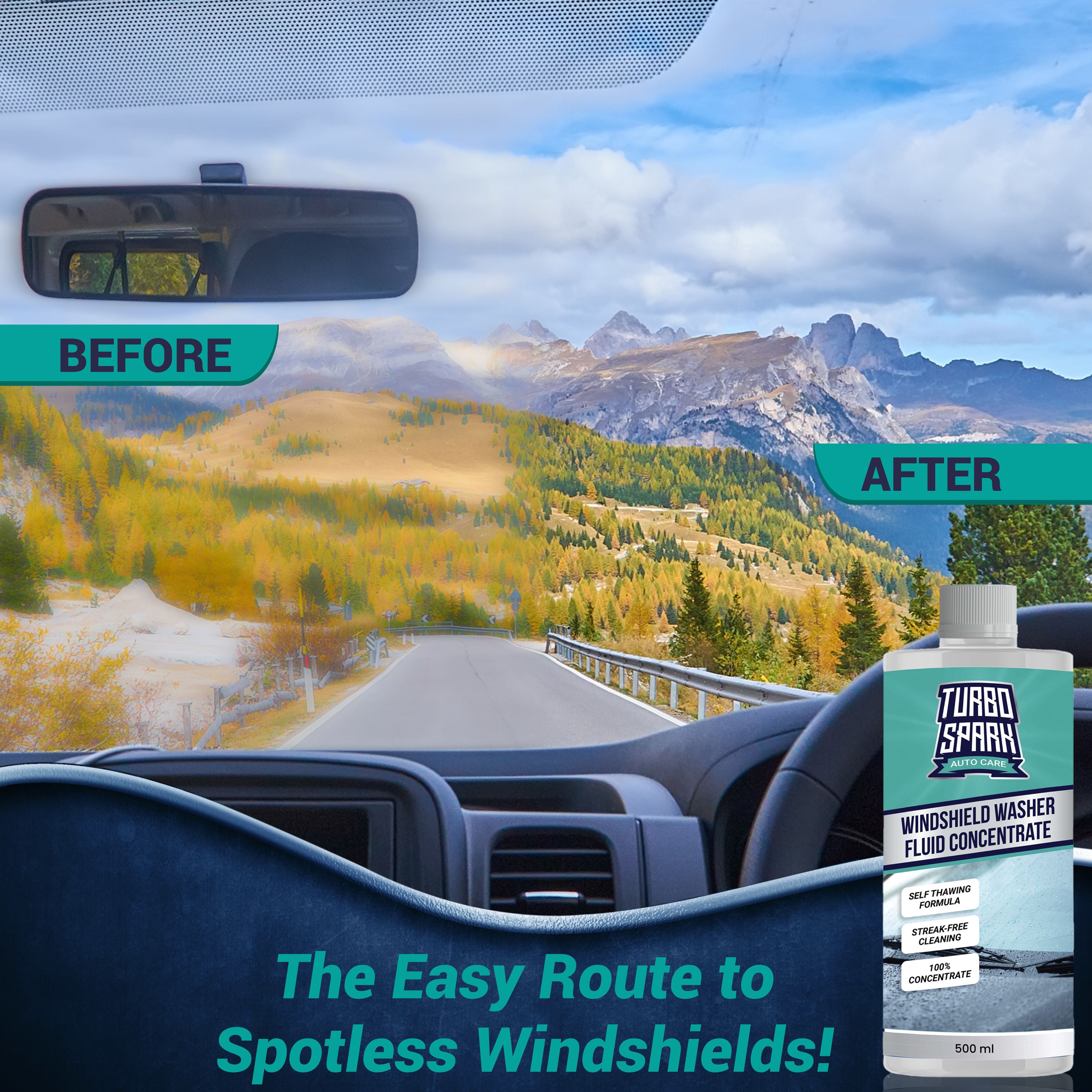 Turbo Spark Windshield Washer Fluid Concentrate