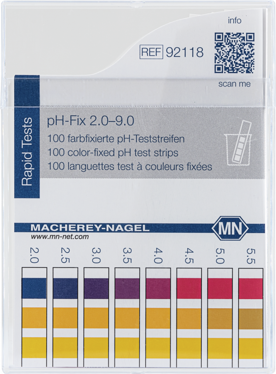Macherey-Nagel pH-Fix Indicator Strips (pH 2.0-9.0)